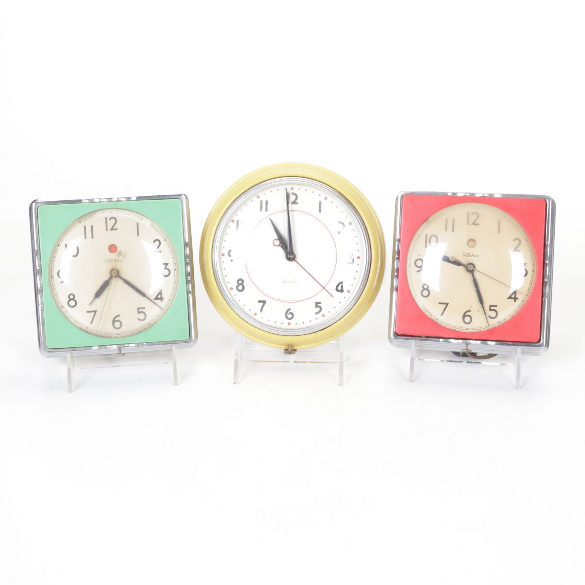 Mid Century Modern Electric Wall Clock Collection