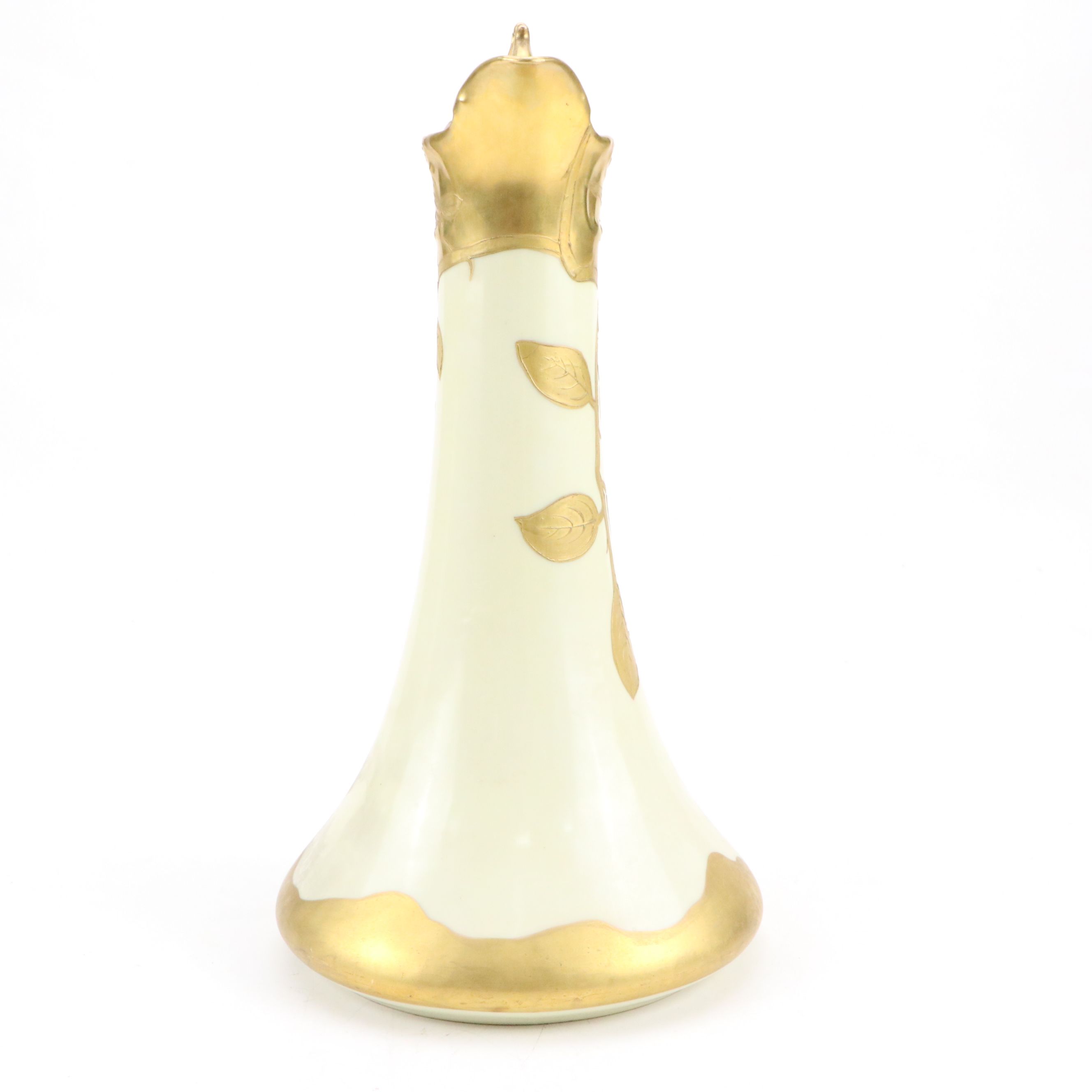 Art Nouveau Style Elite Works St. Martial Limoges Porcelain Carafe, 1920-1932