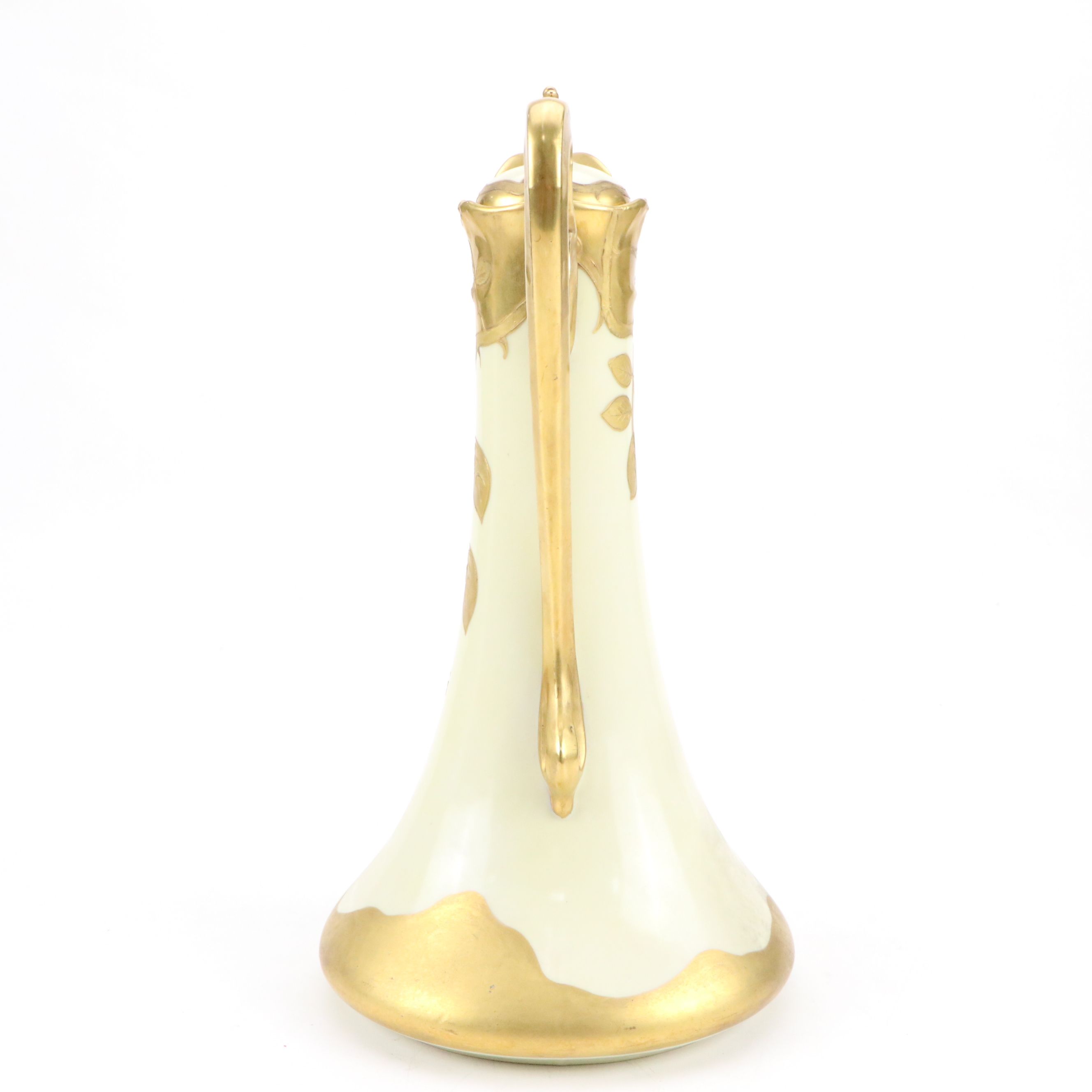 Art Nouveau Style Elite Works St. Martial Limoges Porcelain Carafe, 1920-1932