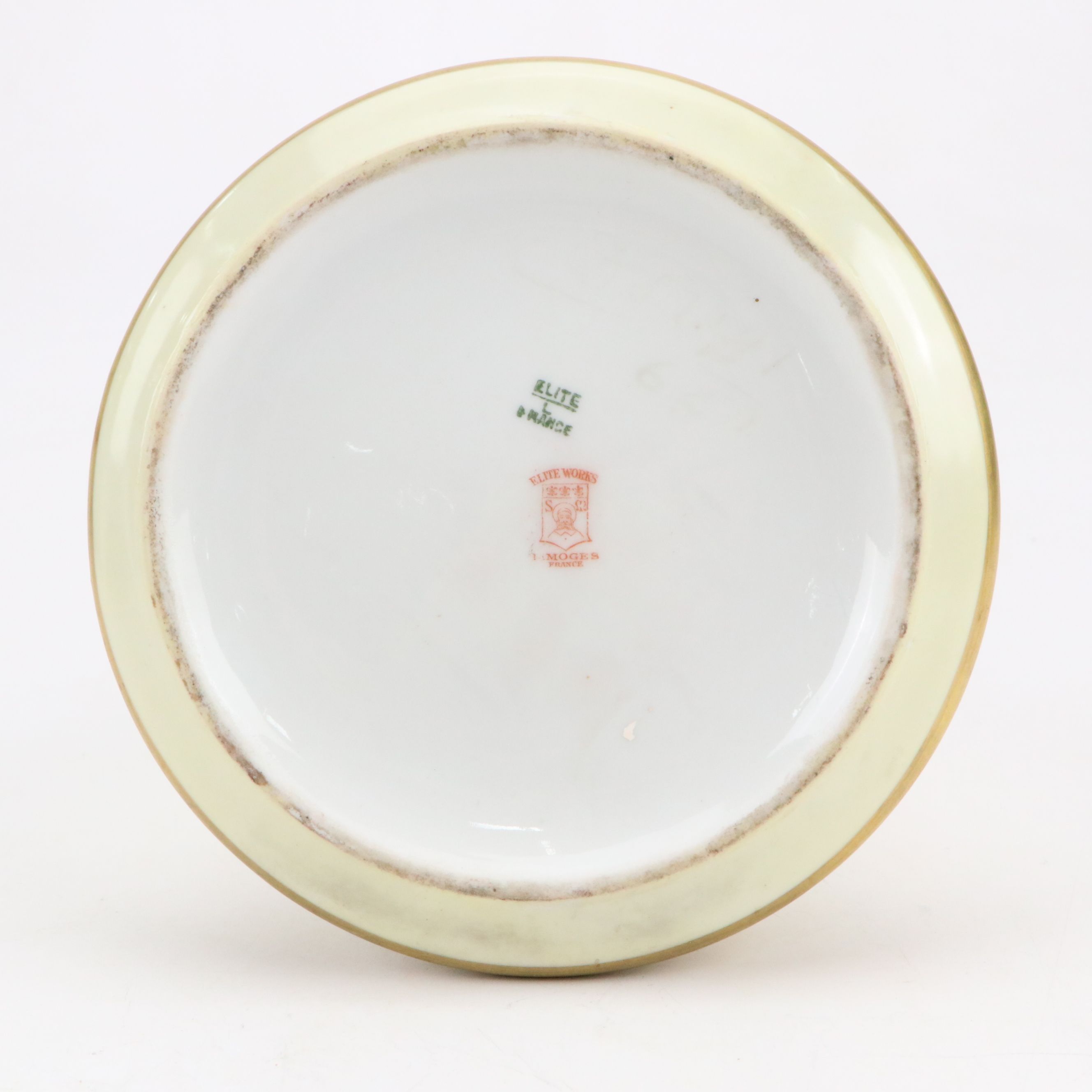 Art Nouveau Style Elite Works St. Martial Limoges Porcelain Carafe, 1920-1932