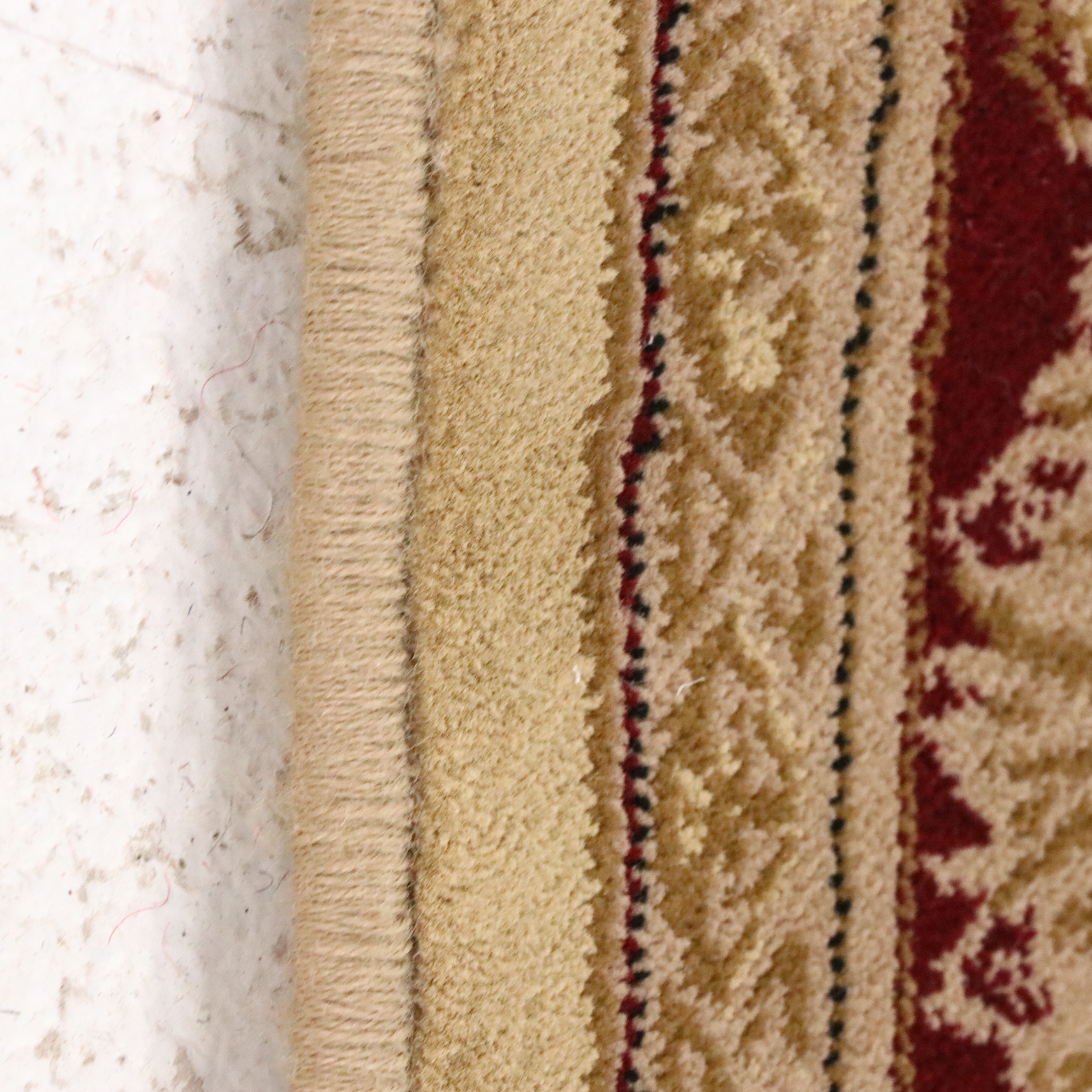 5'3 Round Machine Made Indian Agra Style Area Rug