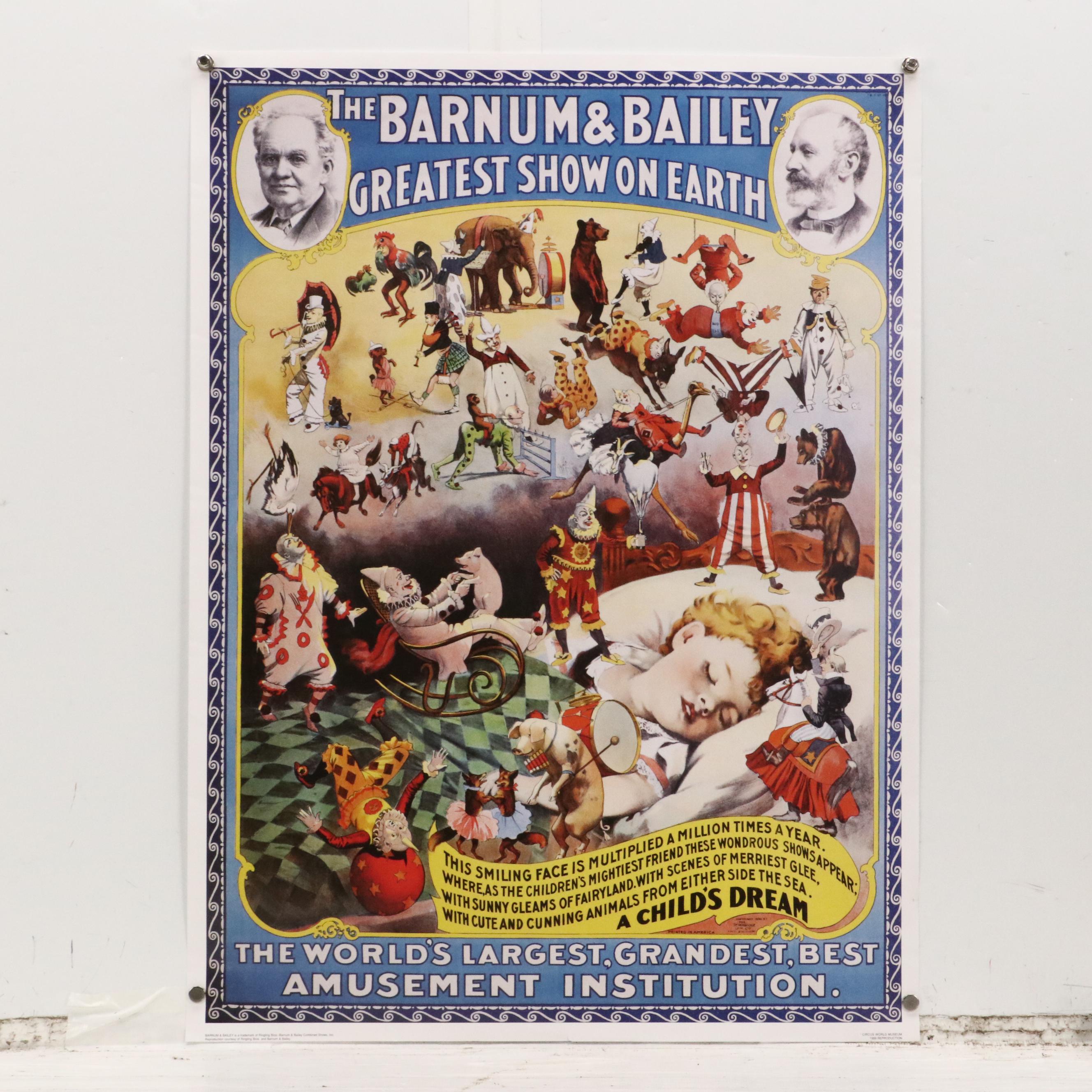 Ringling Bros and Barnum & Bailey Reproduction Circus Posters, 1999