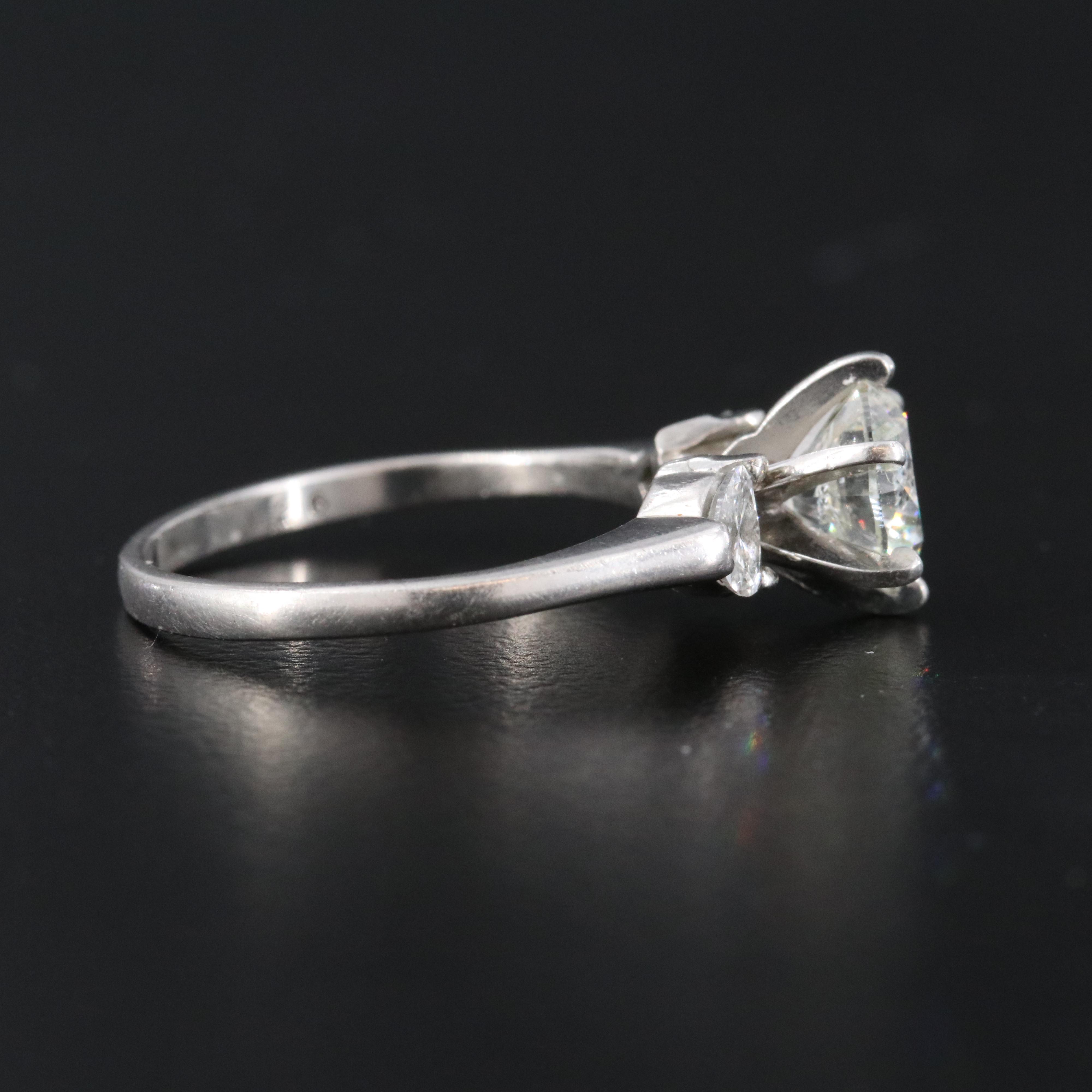 Platinum 1.50 CTW Diamond Ring