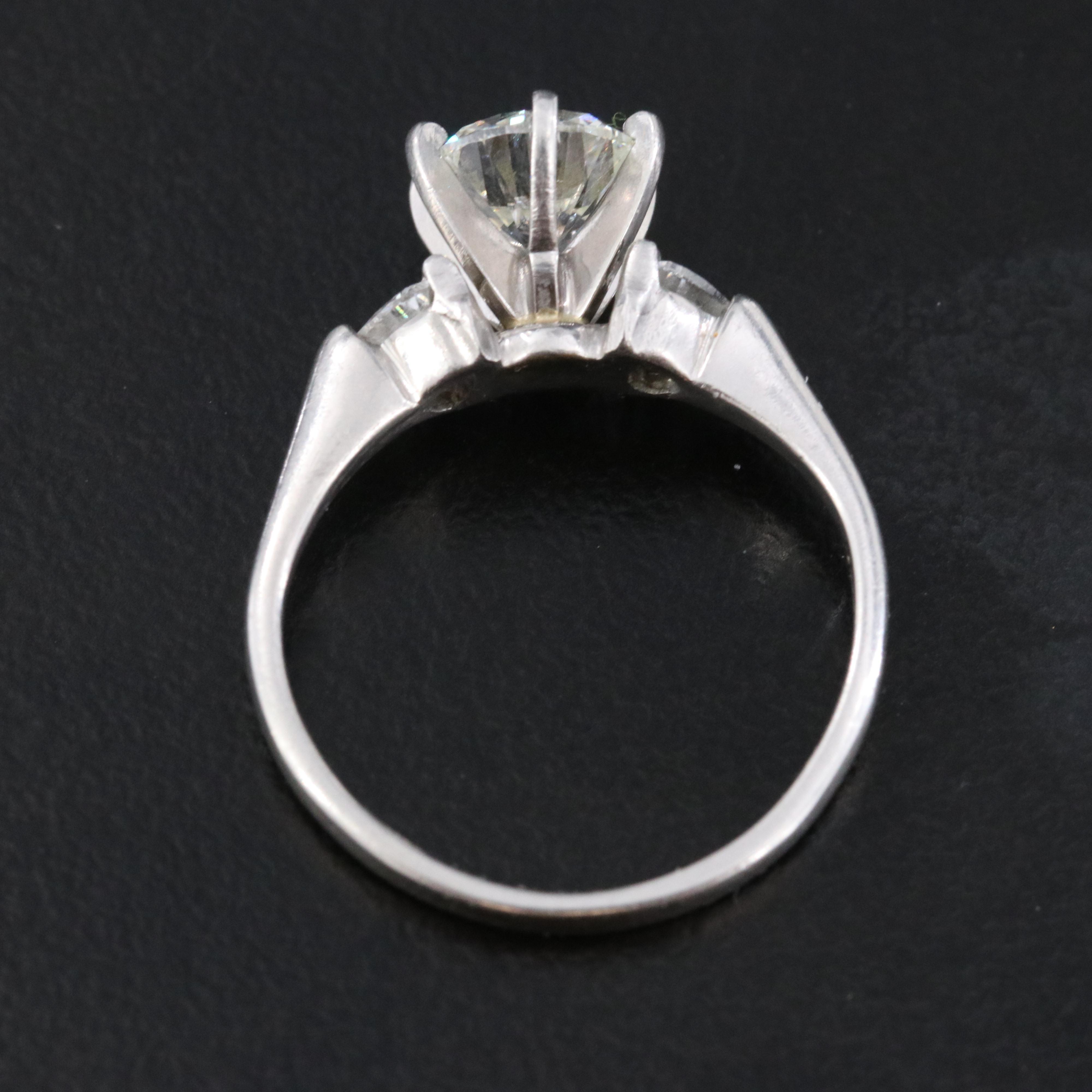 Platinum 1.50 CTW Diamond Ring