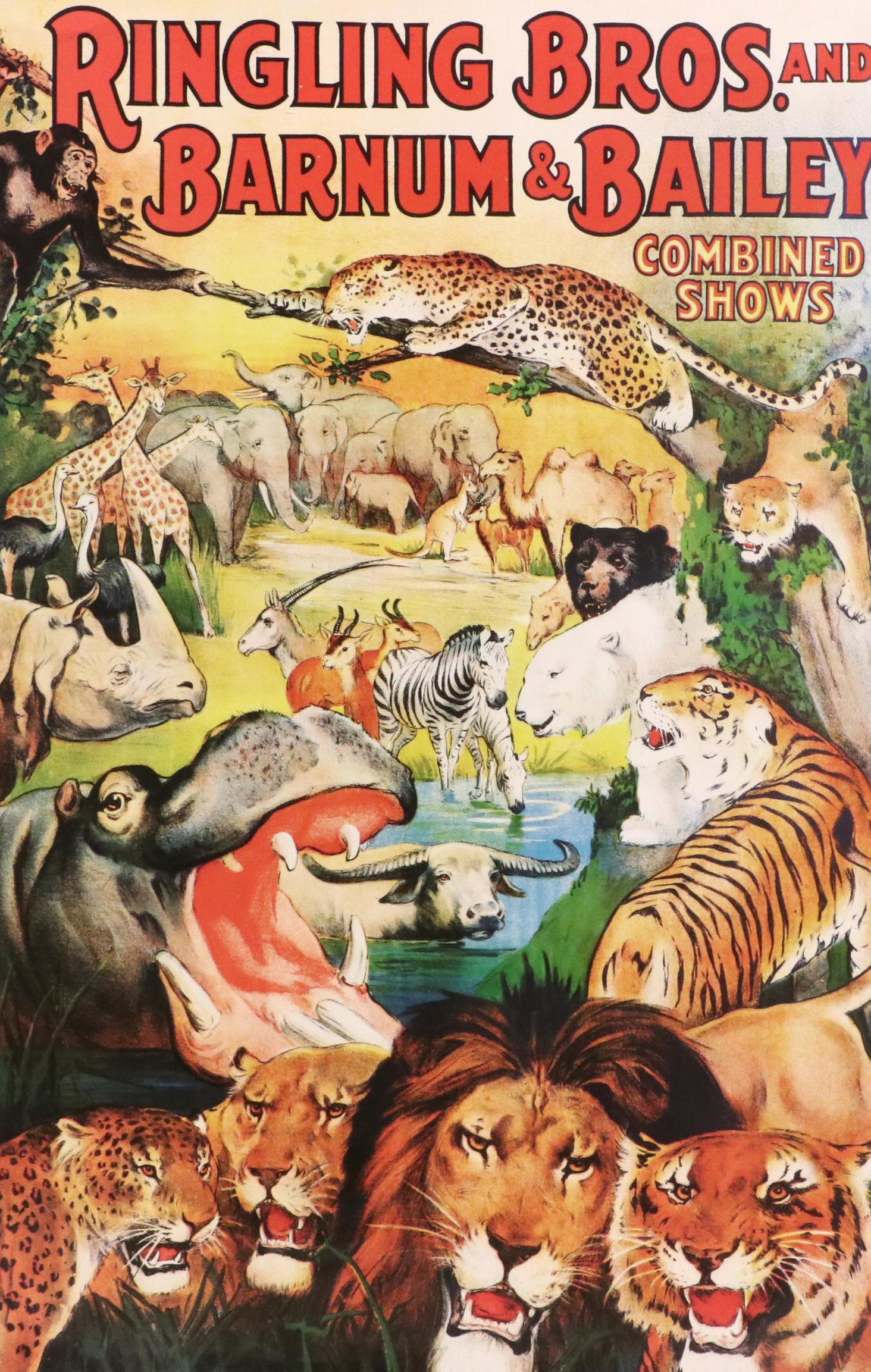 Ringling Bros and Barnum & Bailey Reproduction Circus Posters, 1999