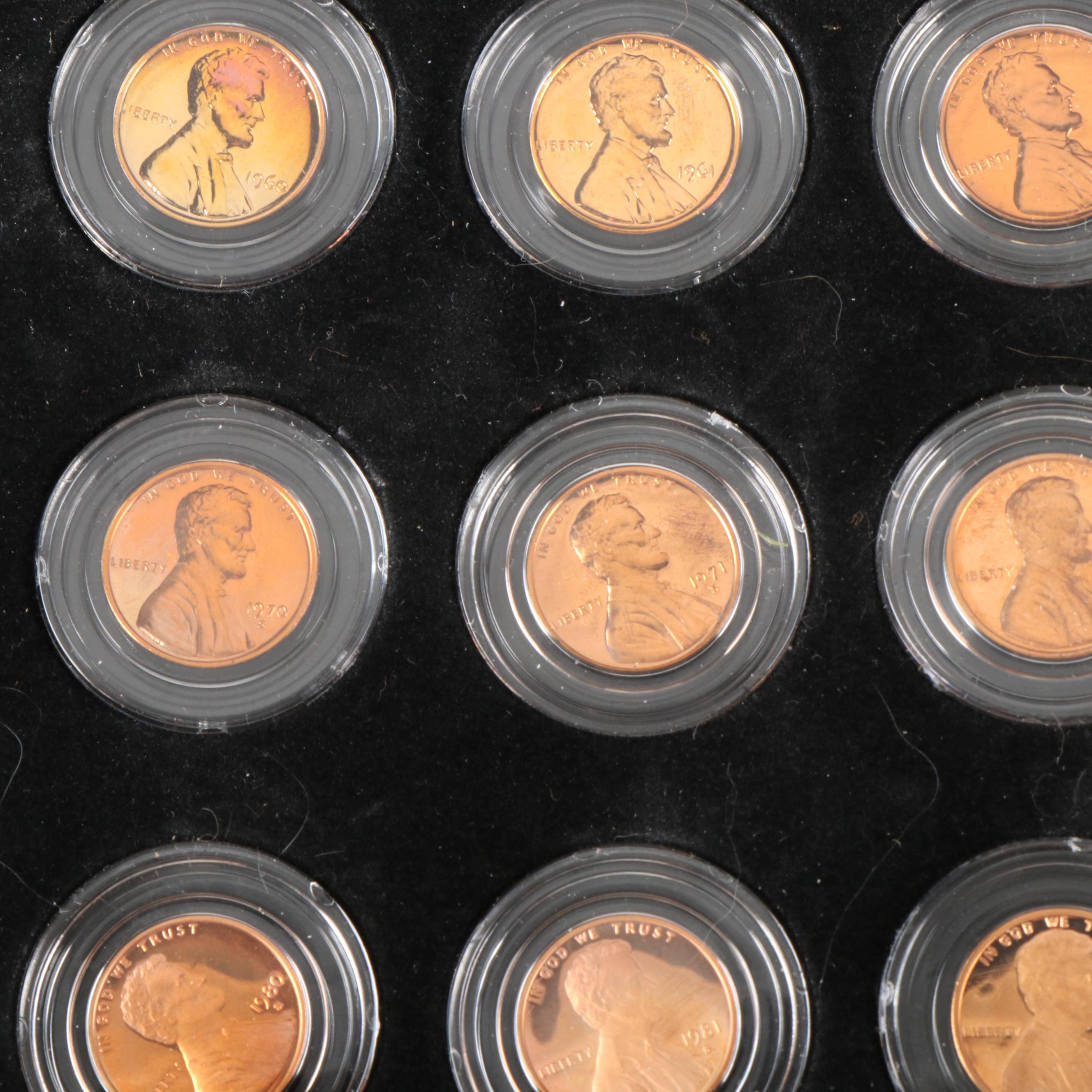 50 Years of Lincoln Proof Cents, 1959 to 2008