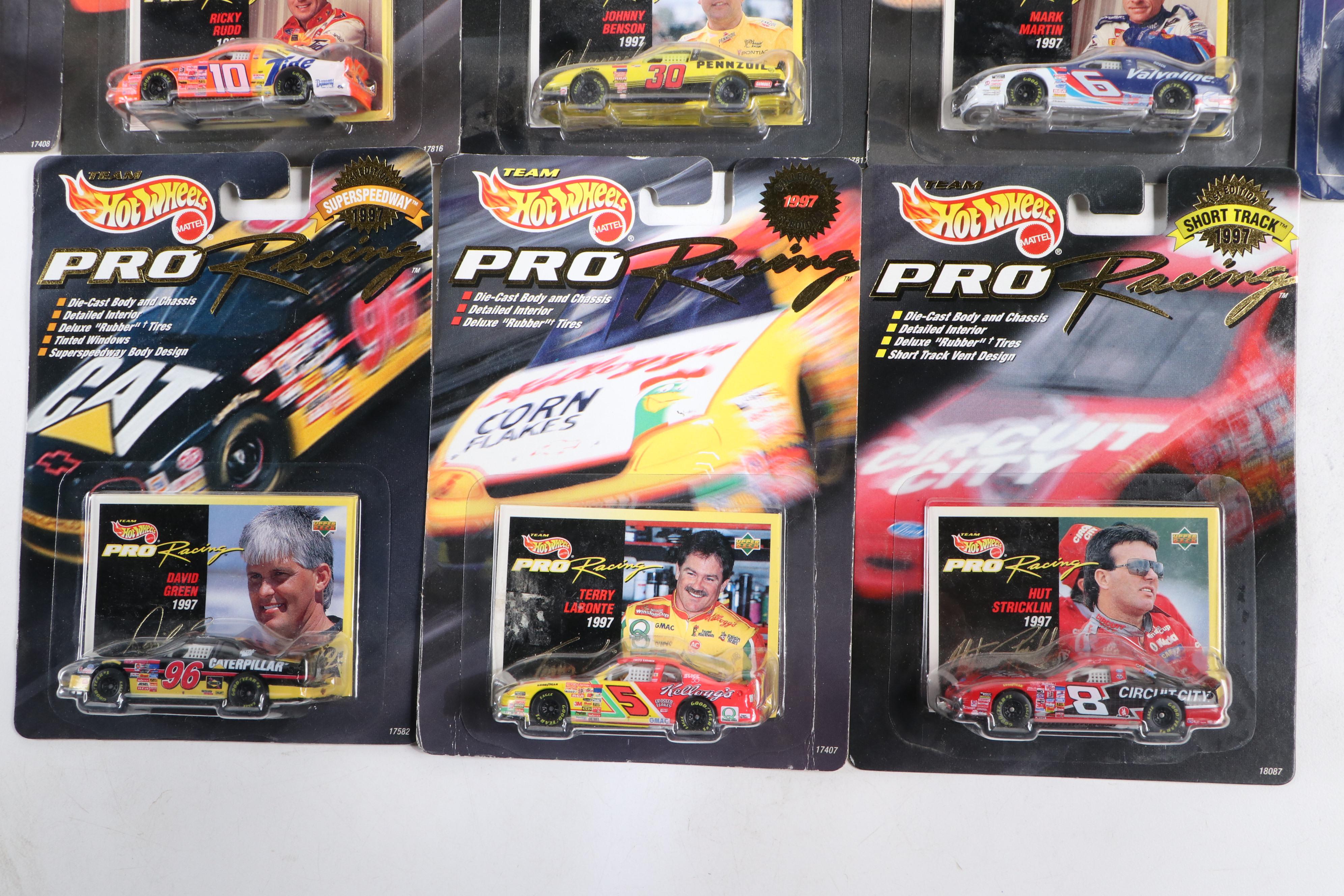 Hot Wheels Ricky Rudd, Bill Elliott and More NASCAR Driver Toy Cars, 1996