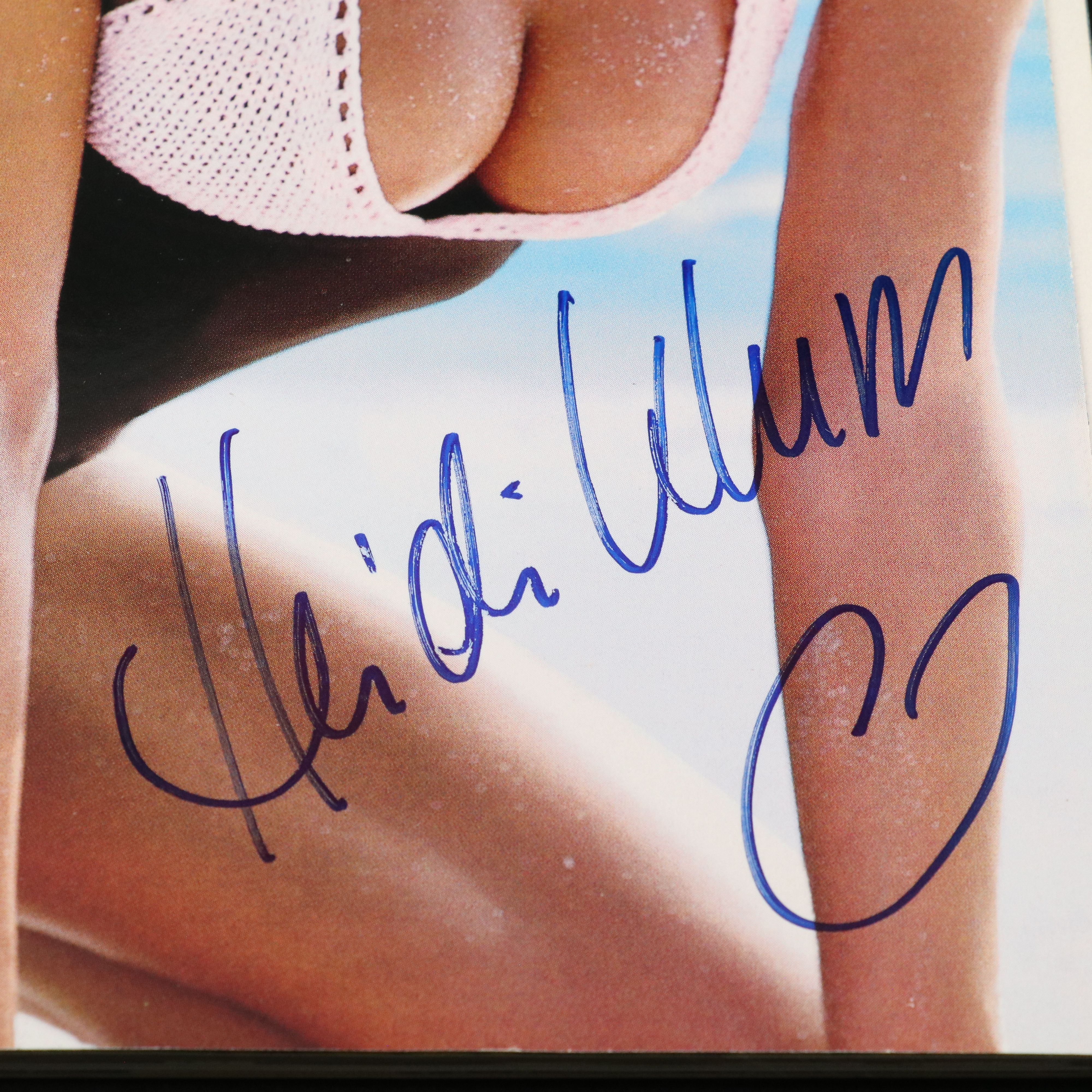 Heidi Klum Signed 1998 "Sports Illustrated" Swimsuit Magazine, JSA