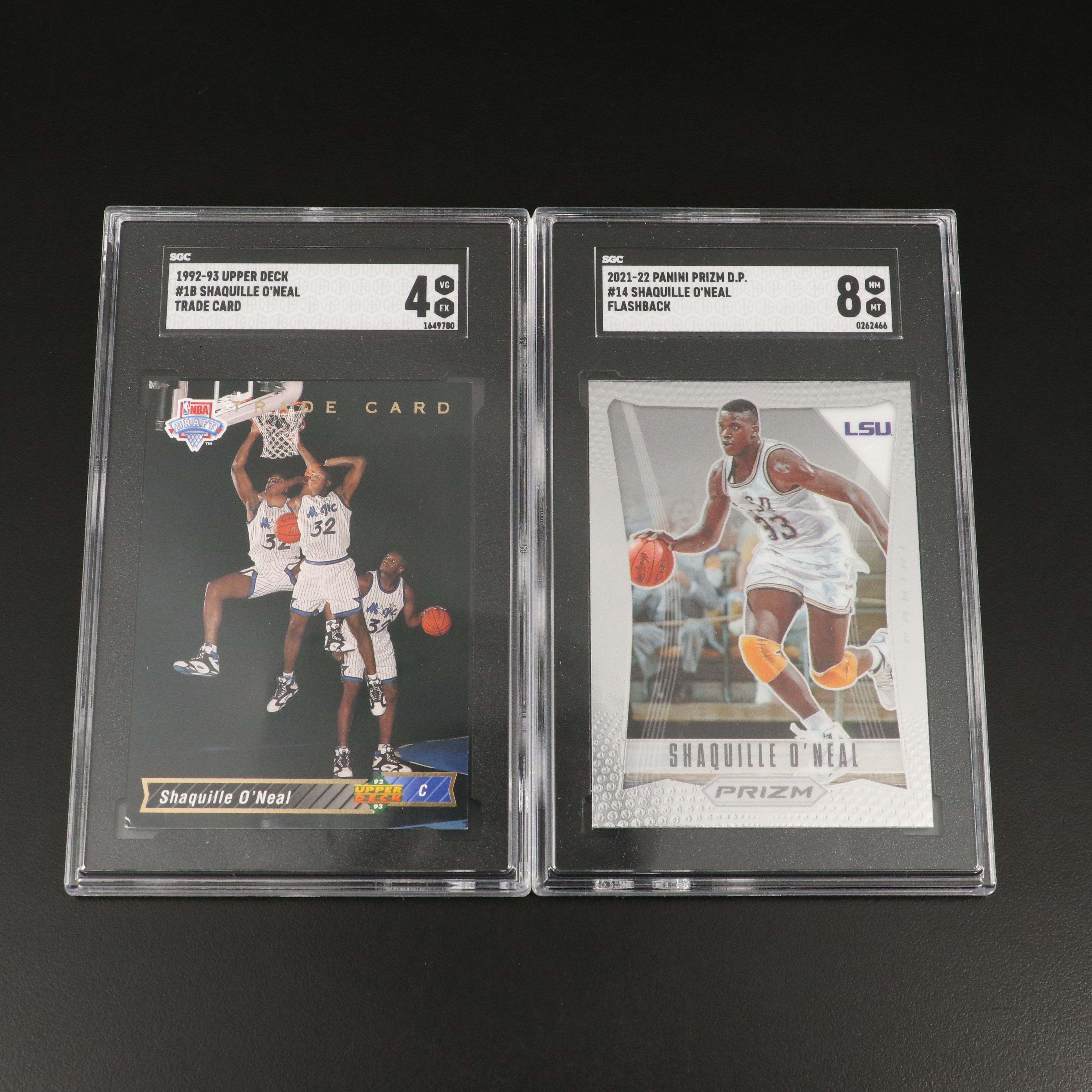 Shaquille O'Neal SGC Graded Basketball Cards Featuring Rookie and More