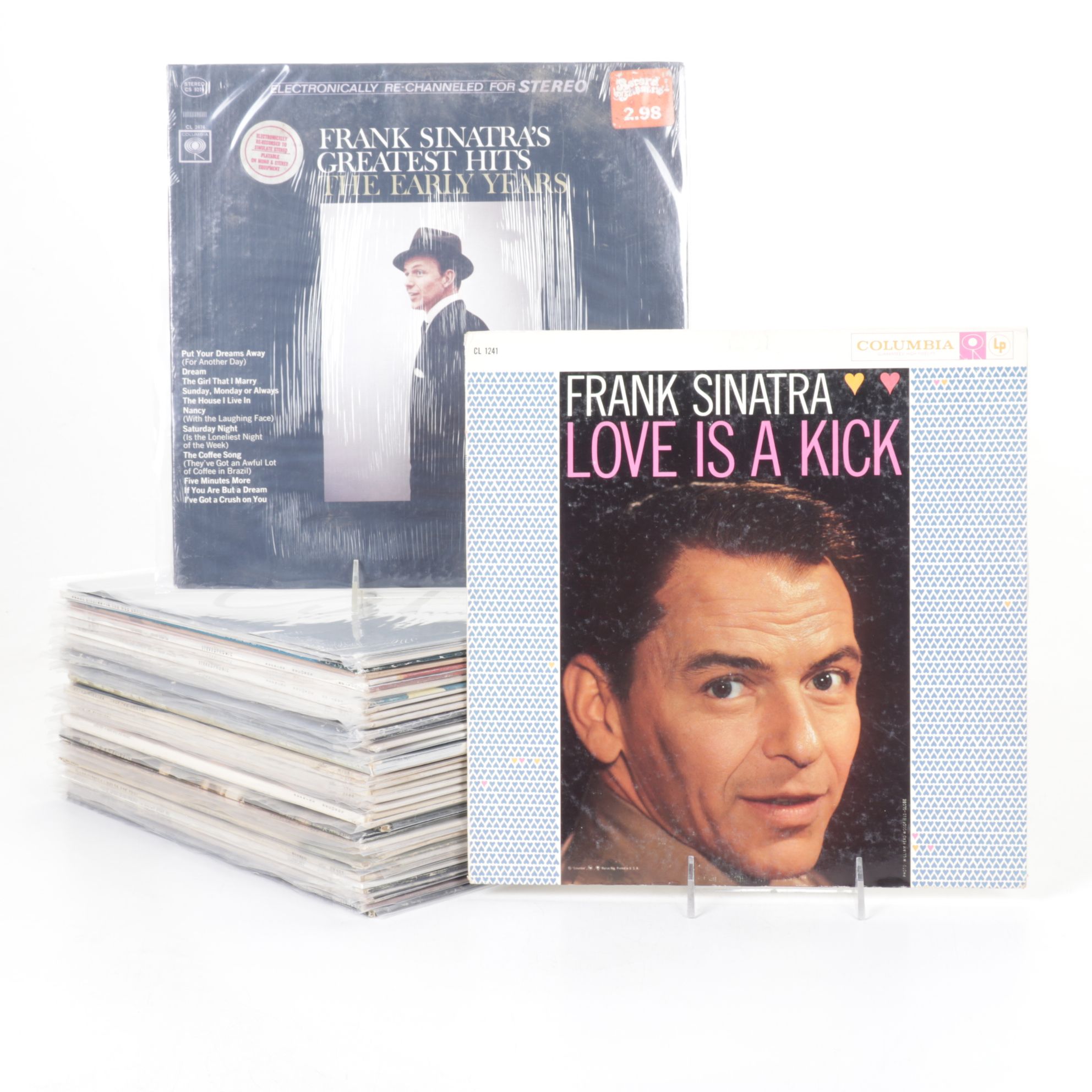 Frank Sinatra "Love is a Kick" & "The Early Years" in Collection of Vinyl Albums