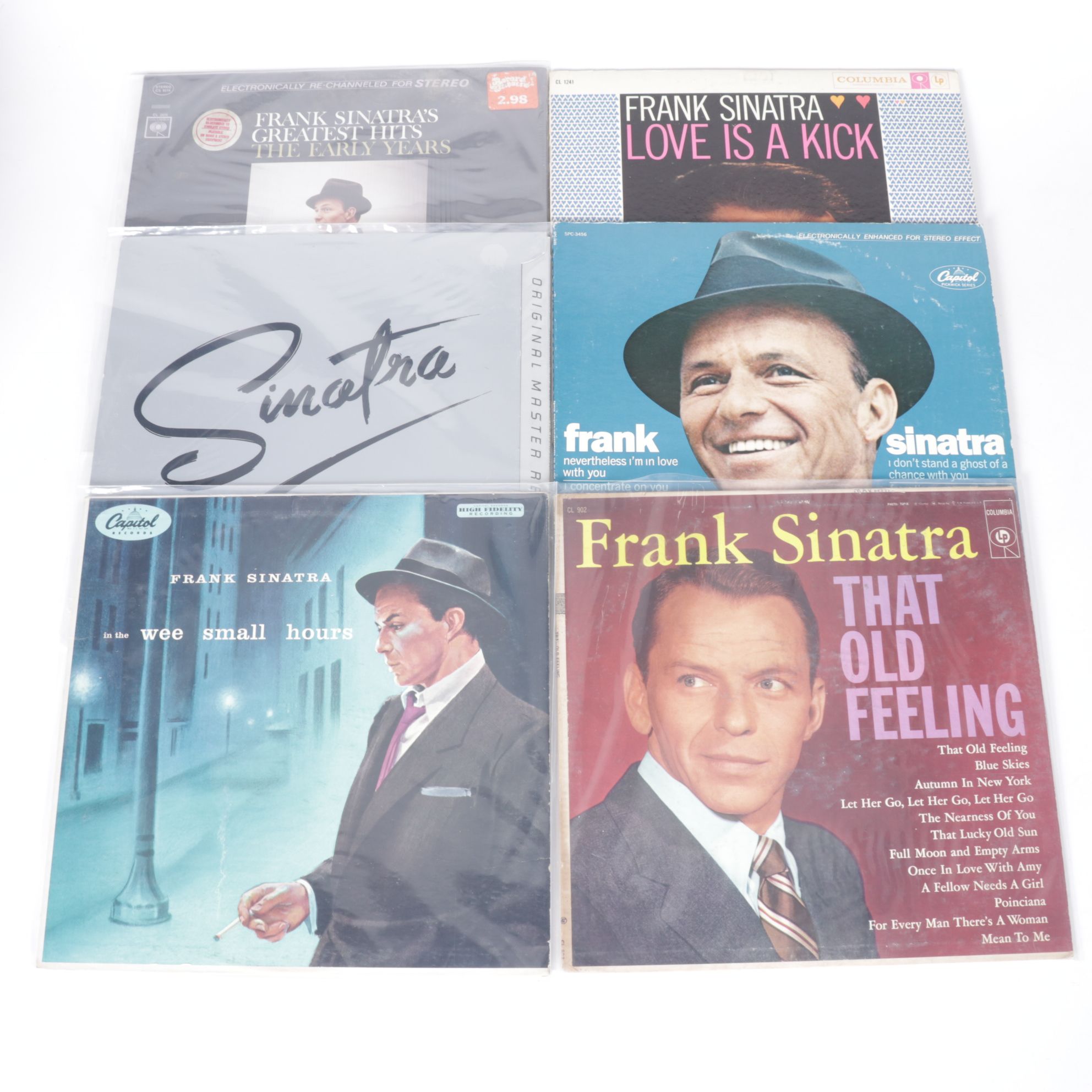 Frank Sinatra "Love is a Kick" & "The Early Years" in Collection of Vinyl Albums