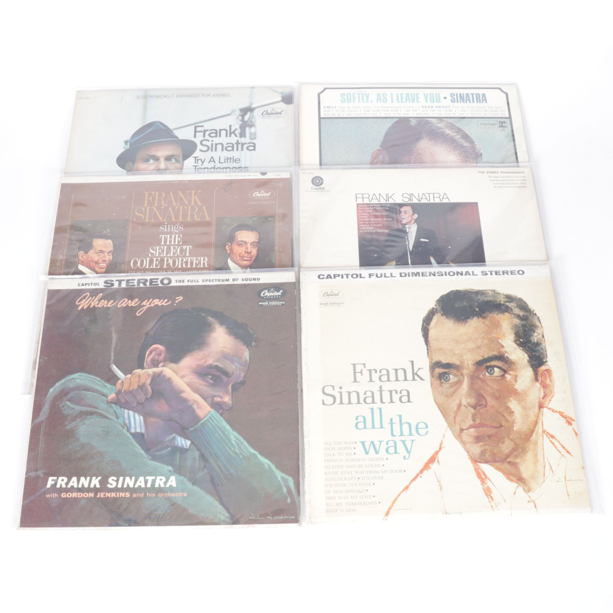 Frank Sinatra "Love is a Kick" & "The Early Years" in Collection of Vinyl Albums