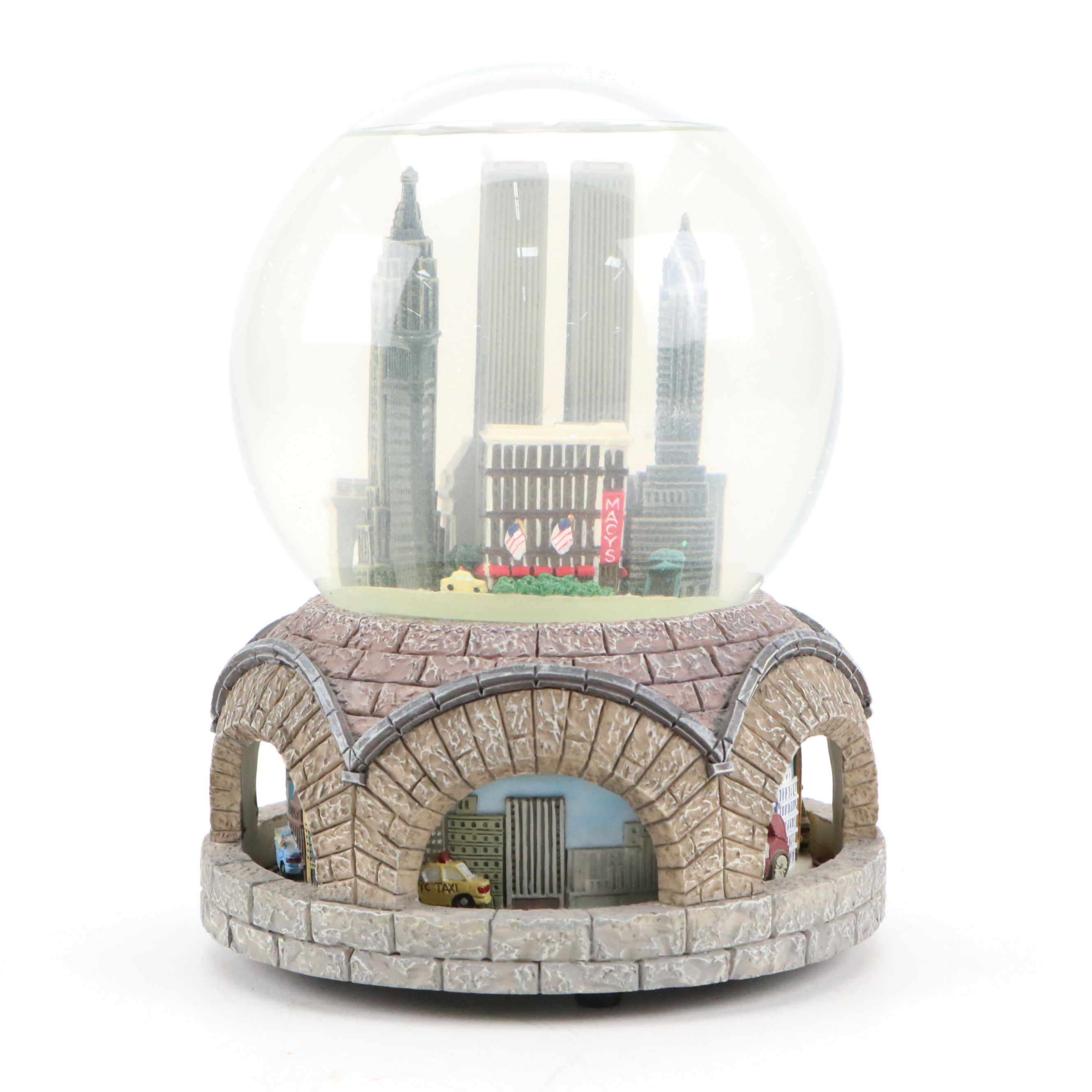 New York City Snow Globe Music Box