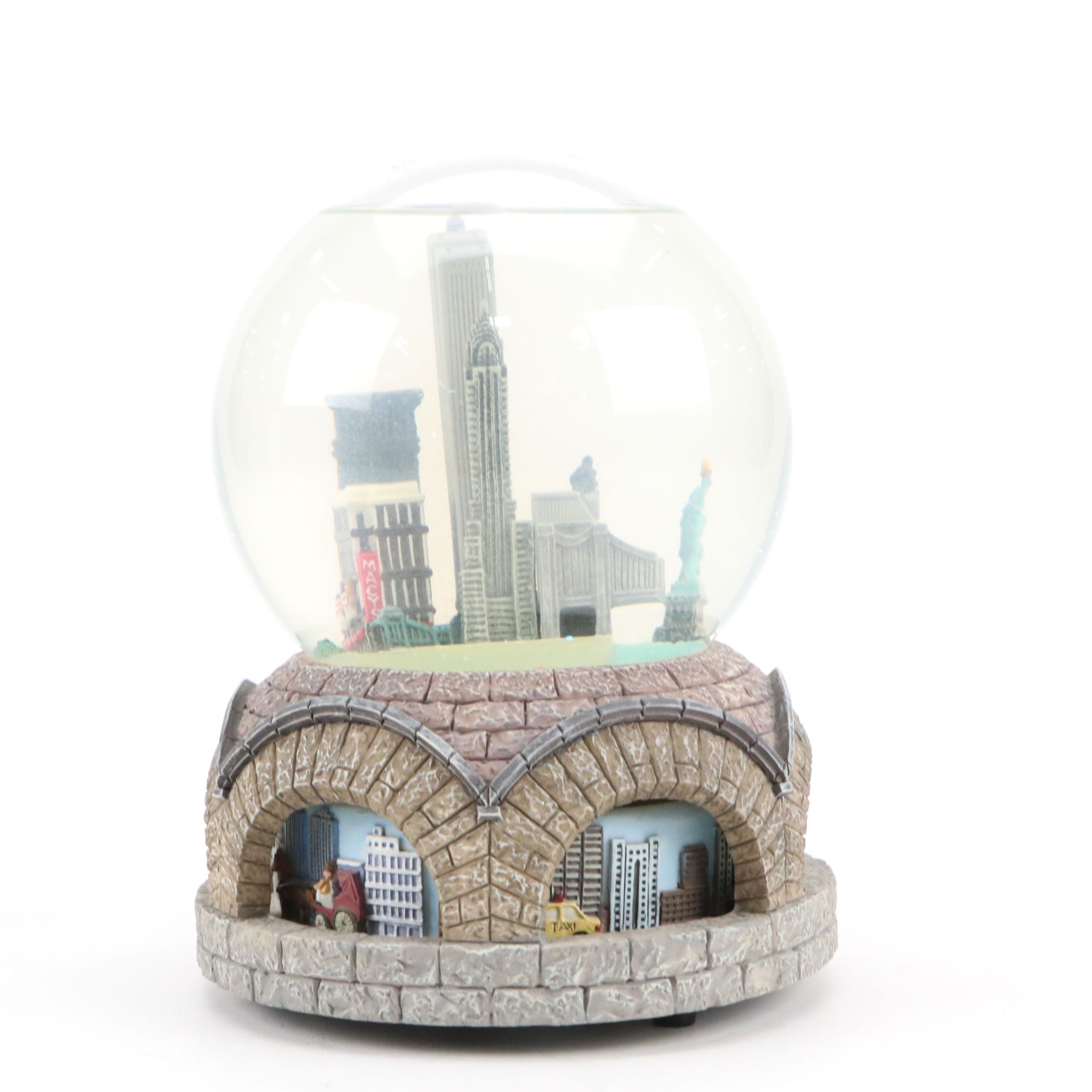 New York City Snow Globe Music Box