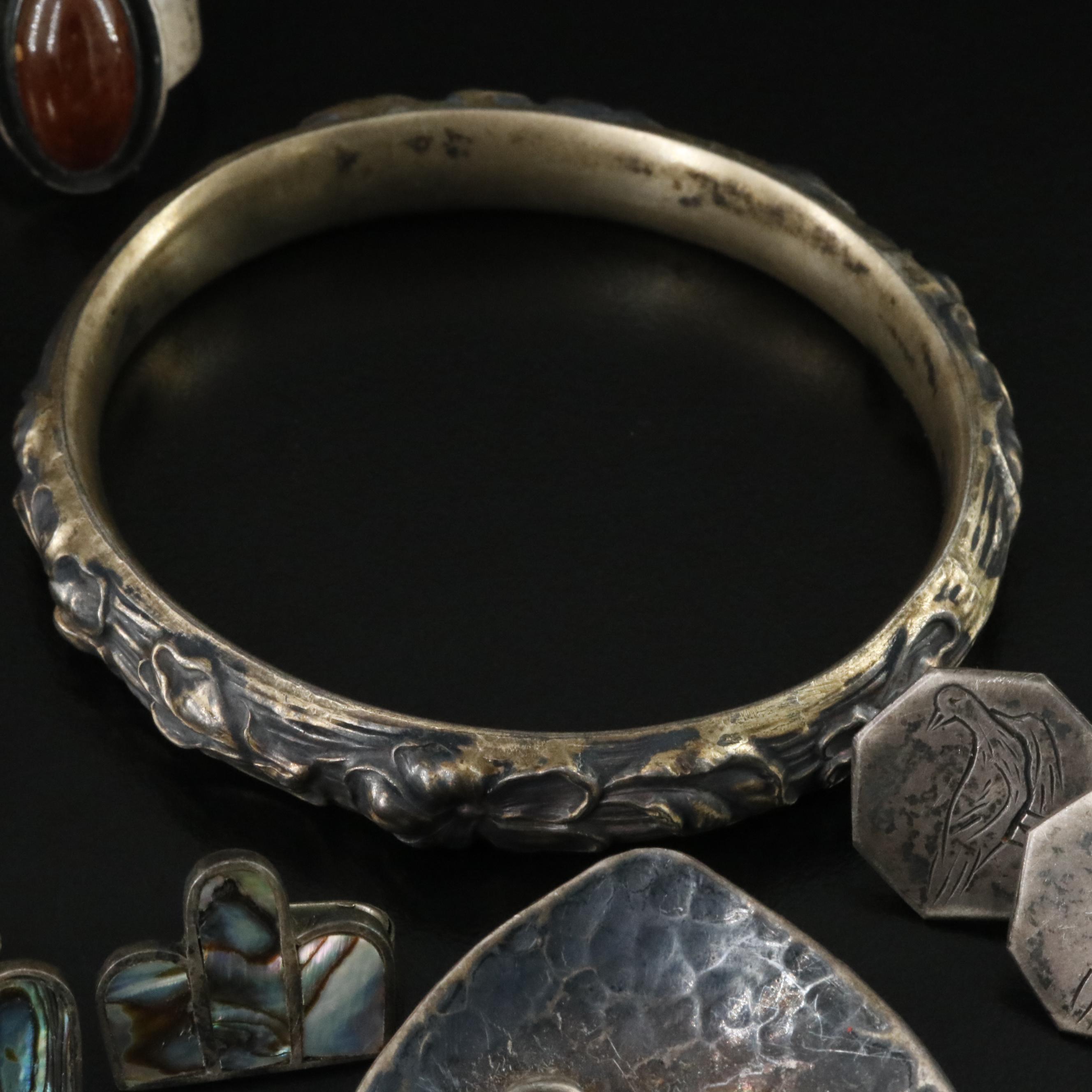 Sterling, Abalone, Carnelian and Amber Featured in Jewelry Collection