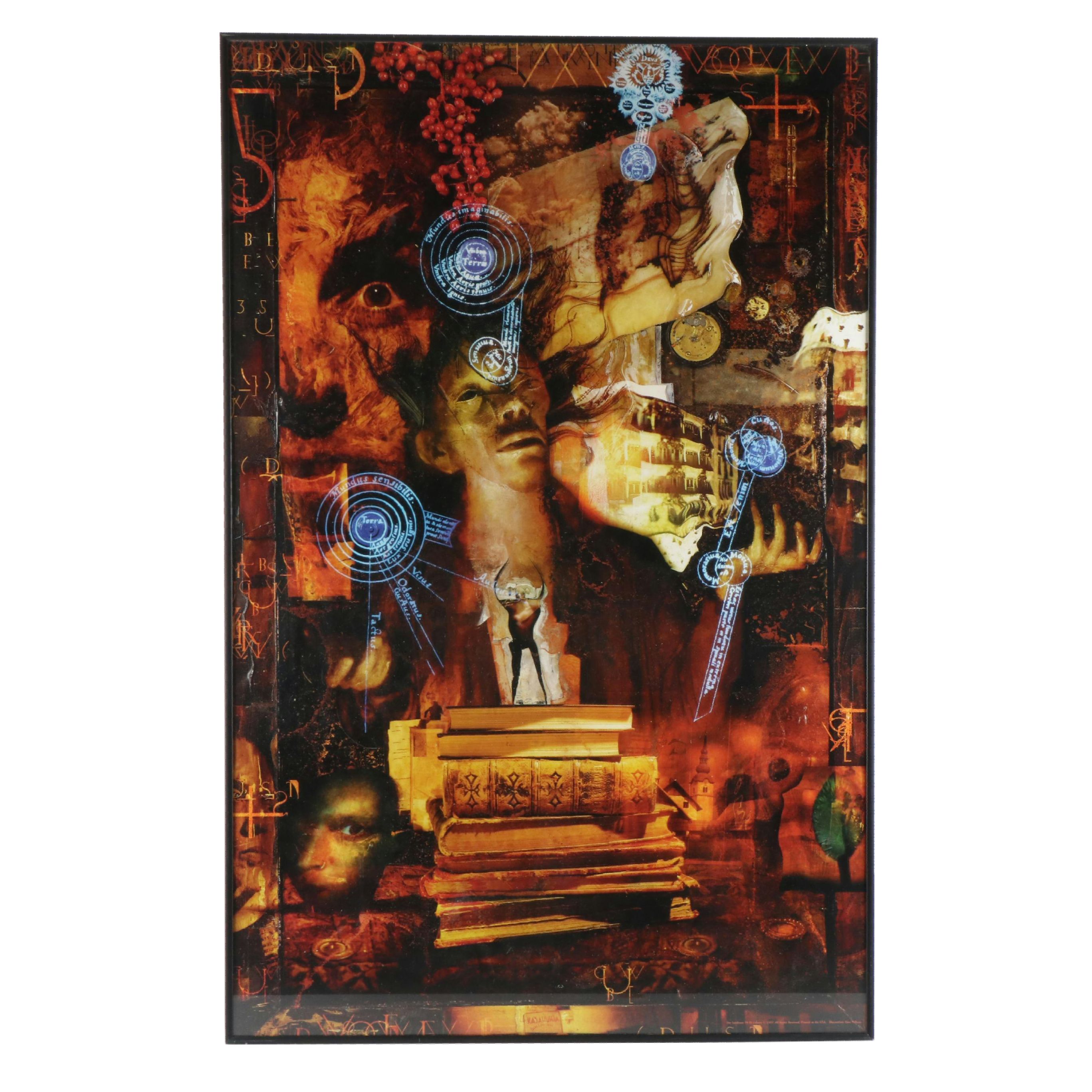 Framed 1997 Poster for DC Comics "The Sandman"