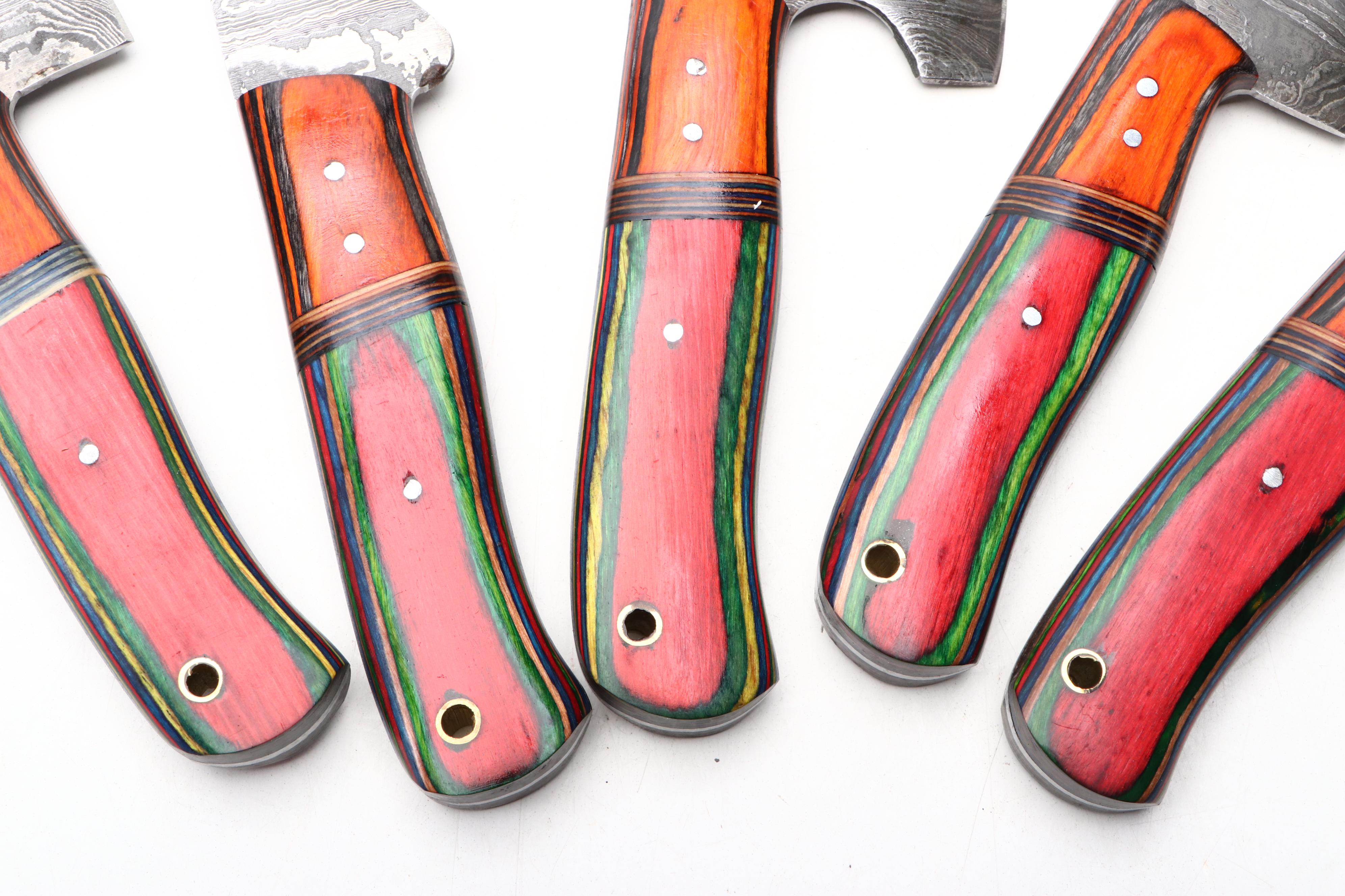 Louis Martin Damascus Steel Cutlery Set