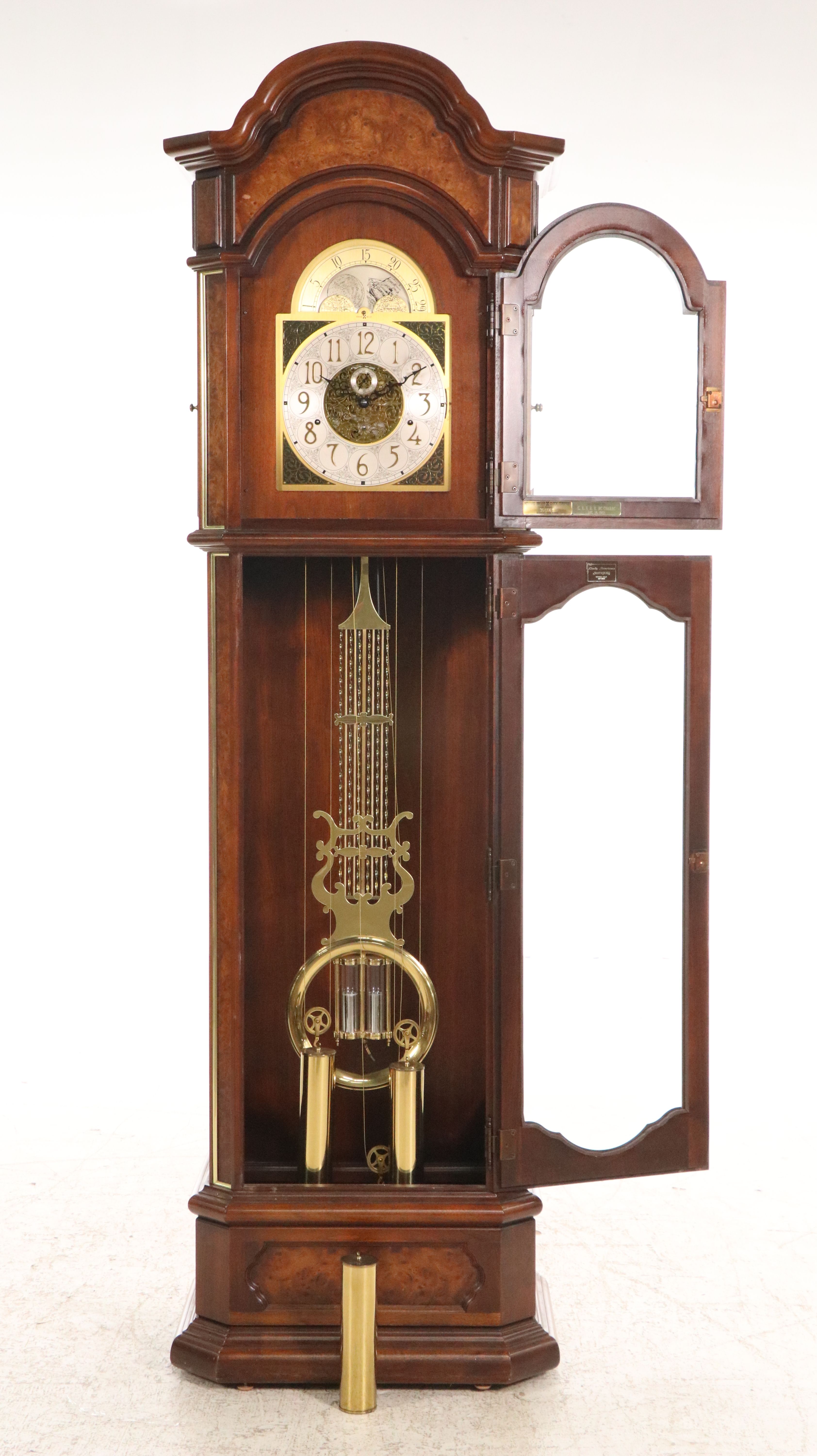 Howard Miller Traditional Style Mahogany Grandfather Clock
