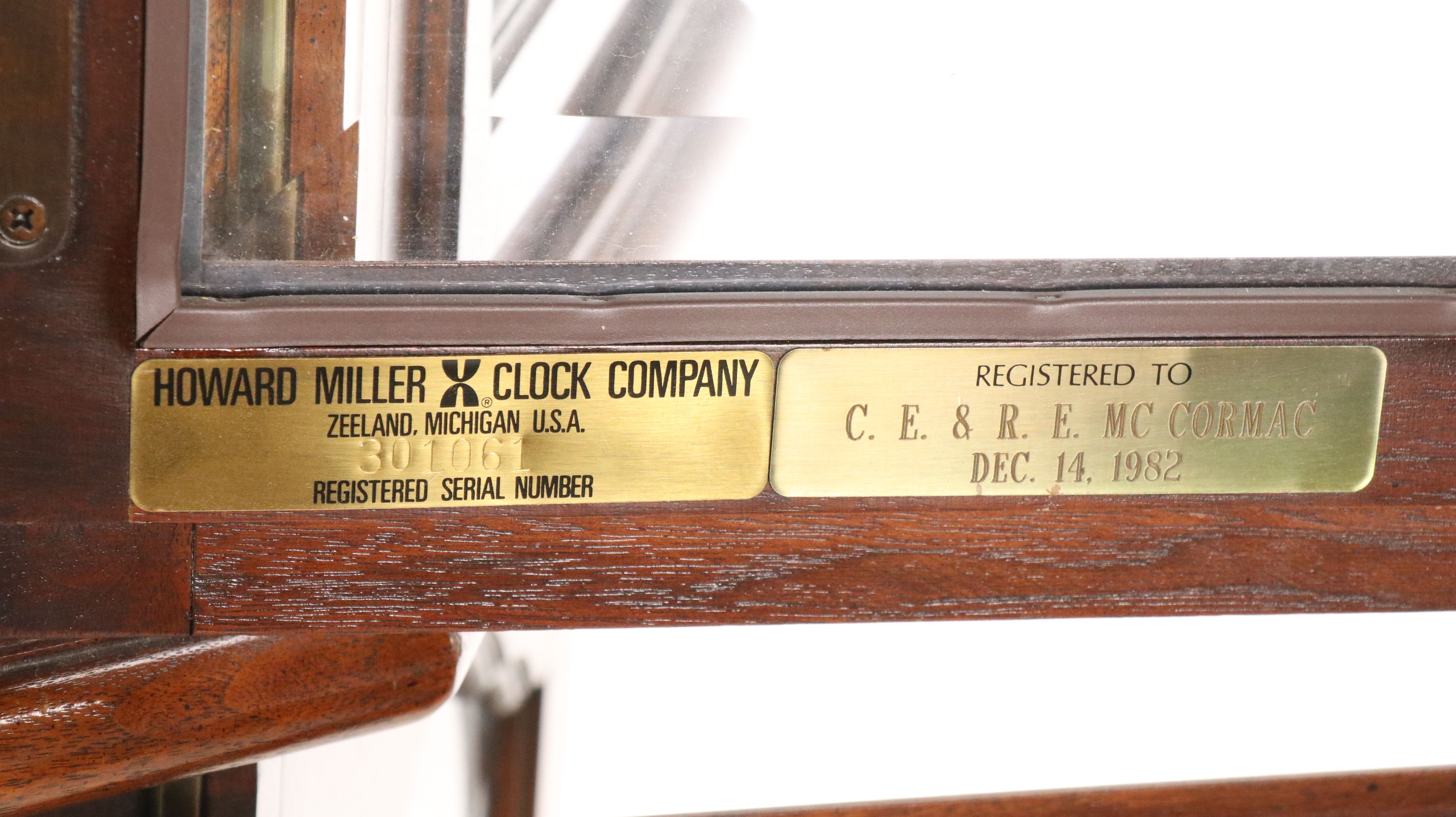 Howard Miller Traditional Style Mahogany Grandfather Clock