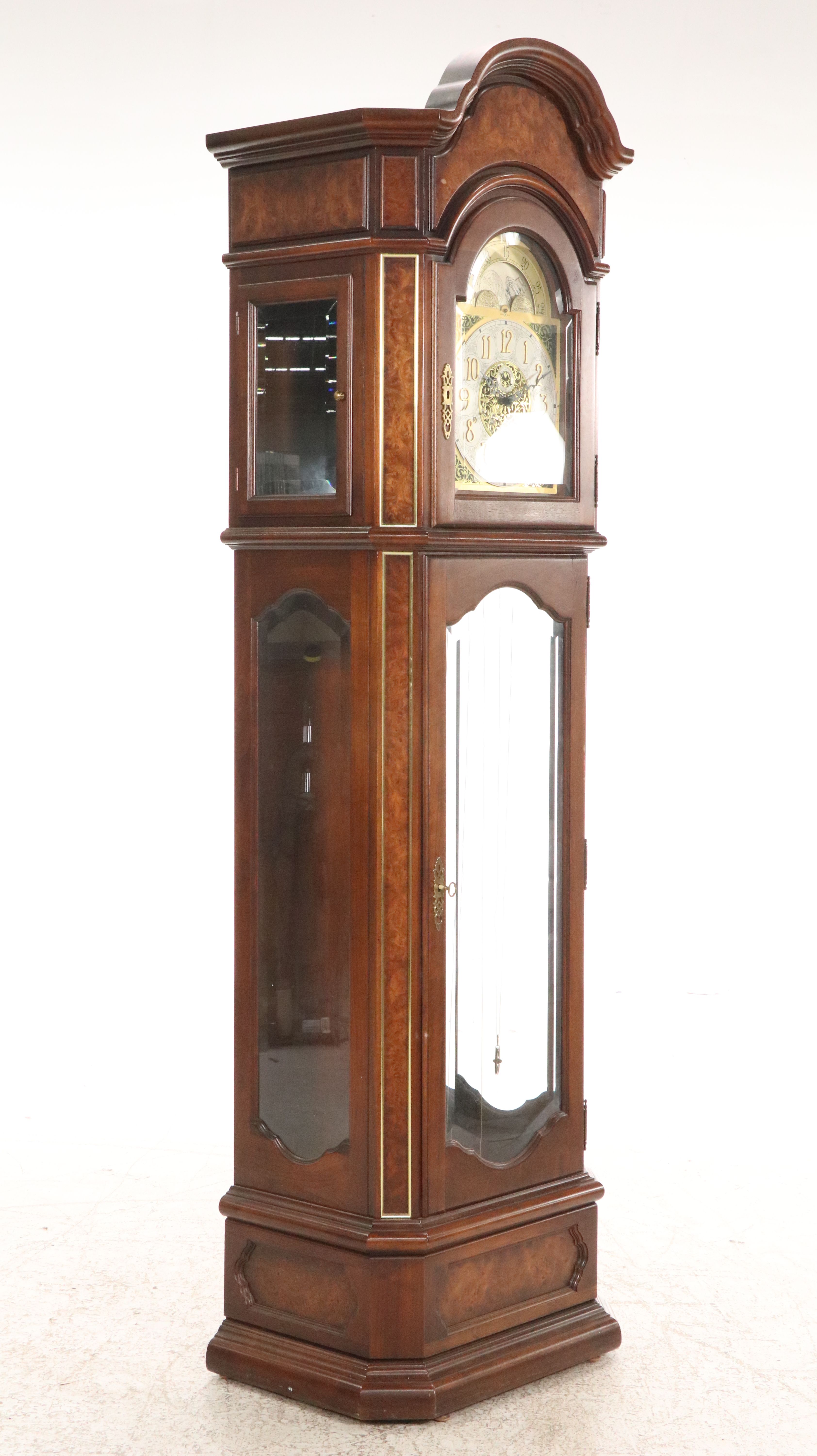 Howard Miller Traditional Style Mahogany Grandfather Clock