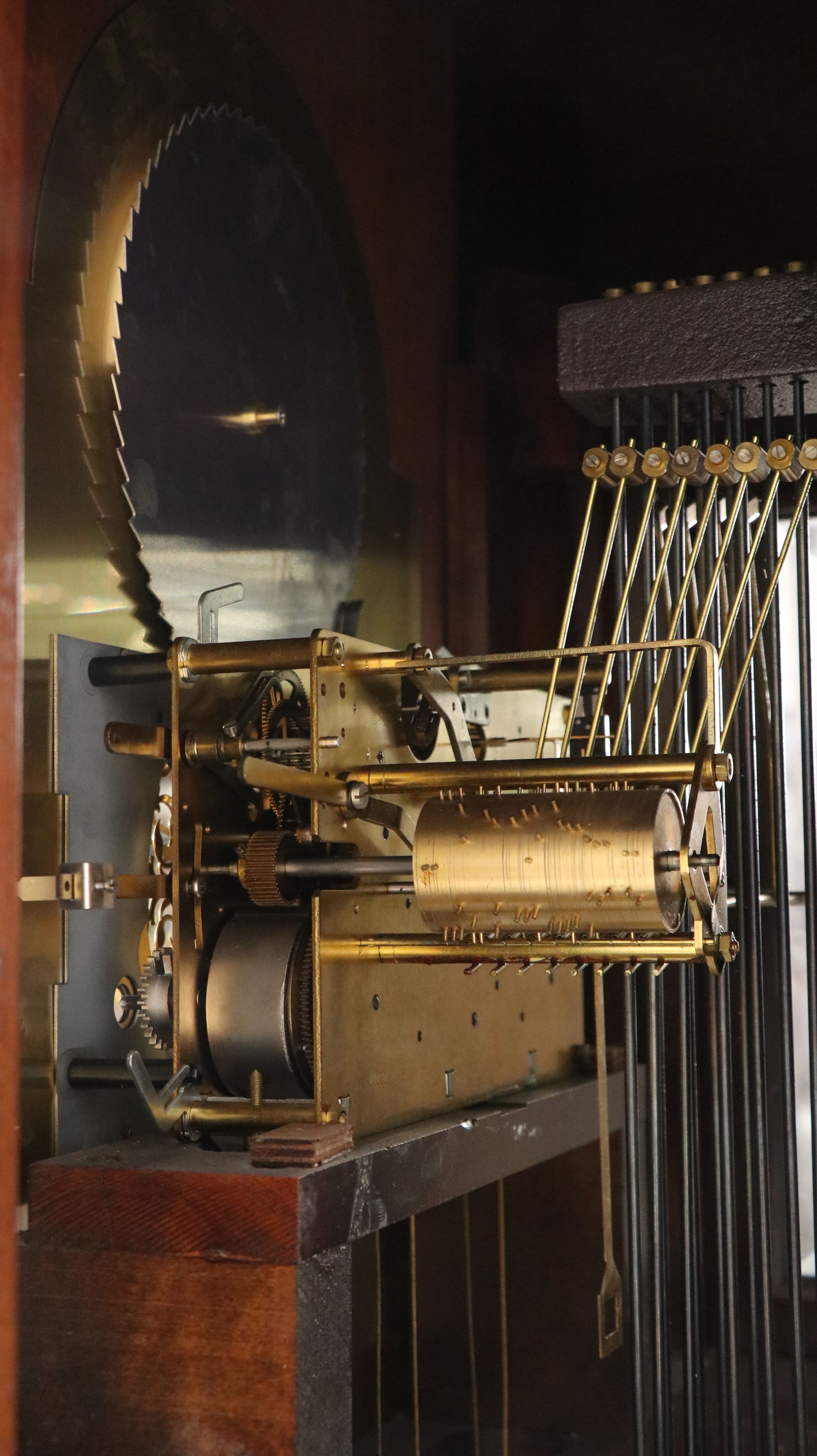 Howard Miller Traditional Style Mahogany Grandfather Clock