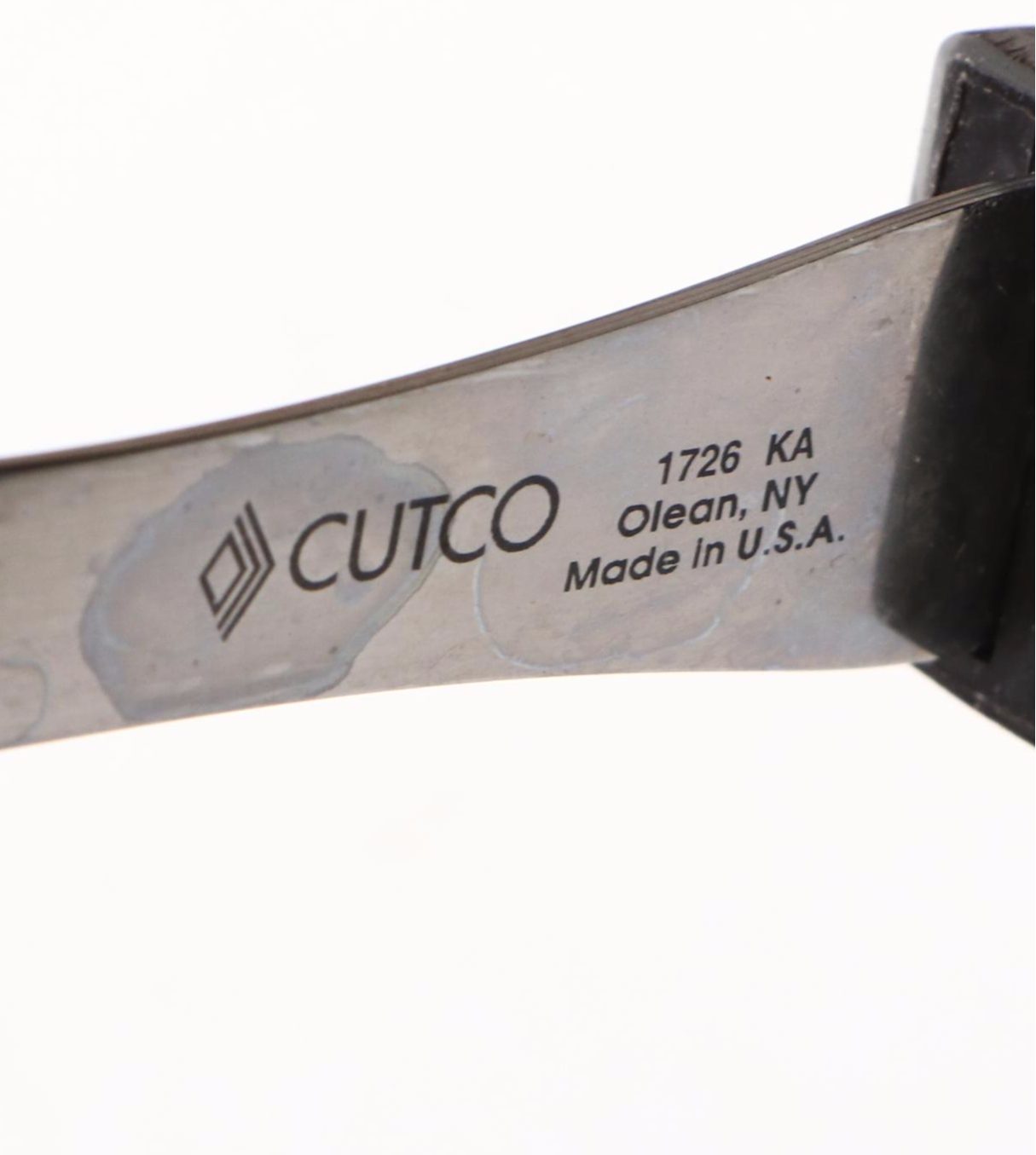 Cutco Knife Block, Knives, Sharpener, and Carving Fork