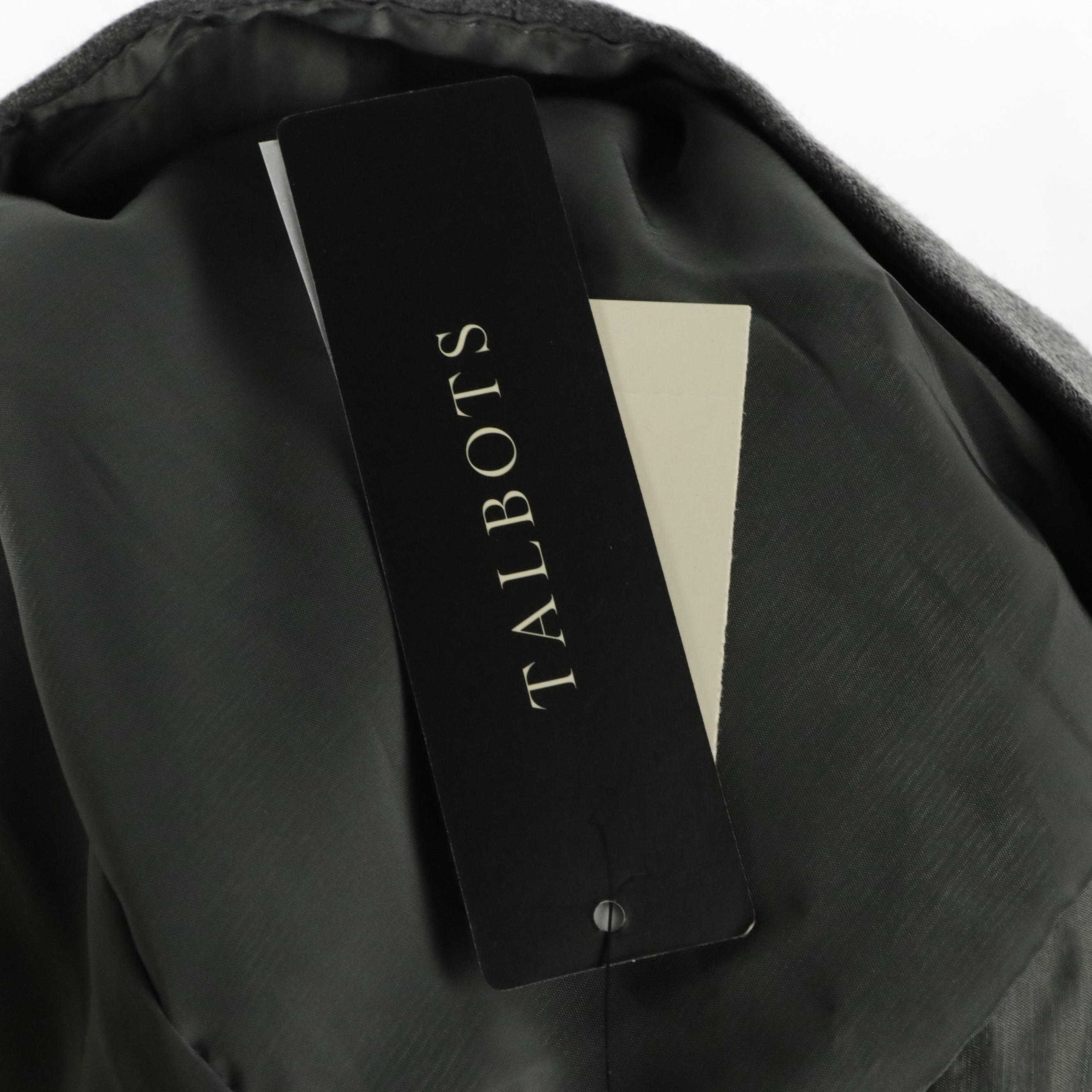 Talbots Dress Pants, Plaid Cotton Blend Blazer, Metallic Tweed Jacket, With Tags