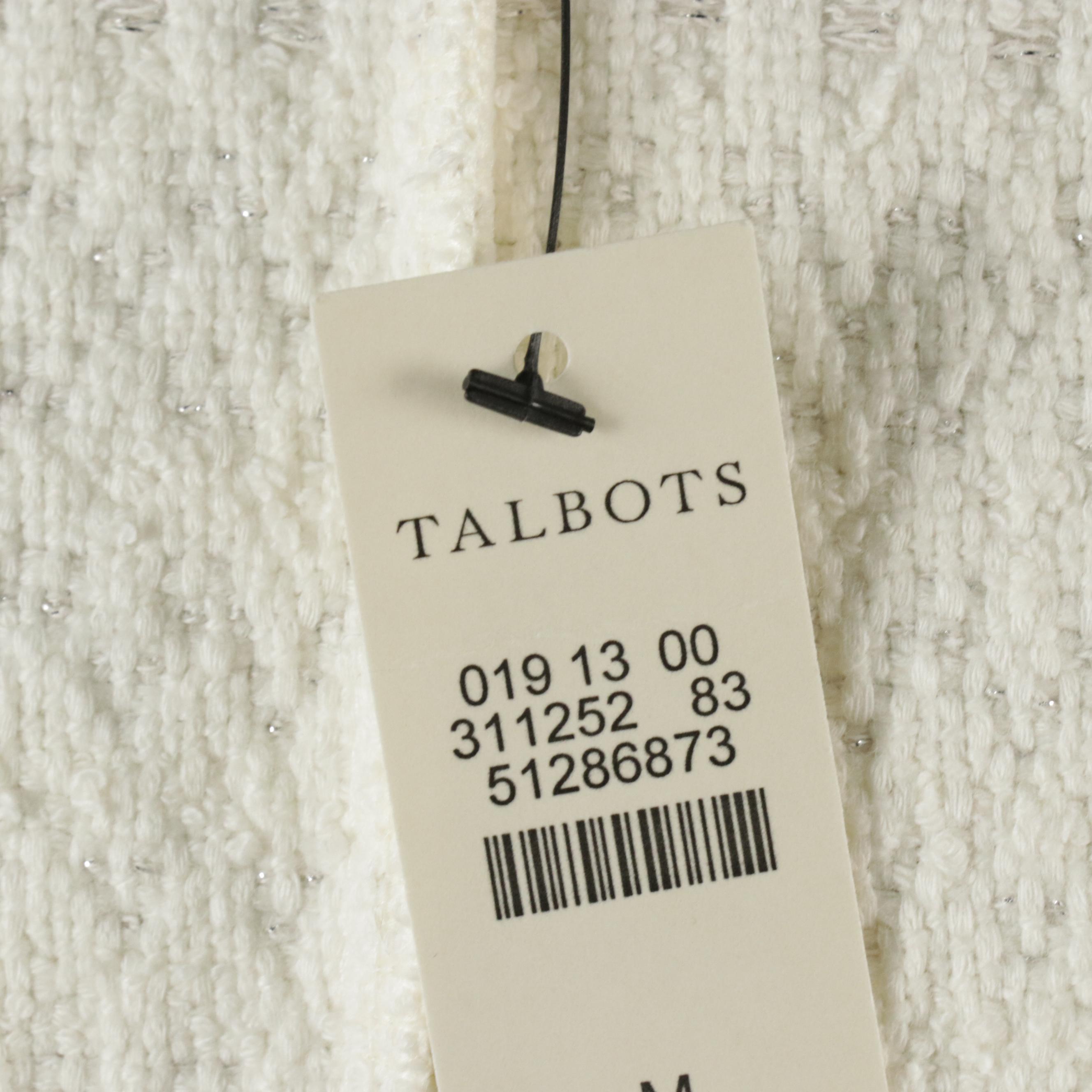 Talbots Dress Pants, Plaid Cotton Blend Blazer, Metallic Tweed Jacket, With Tags