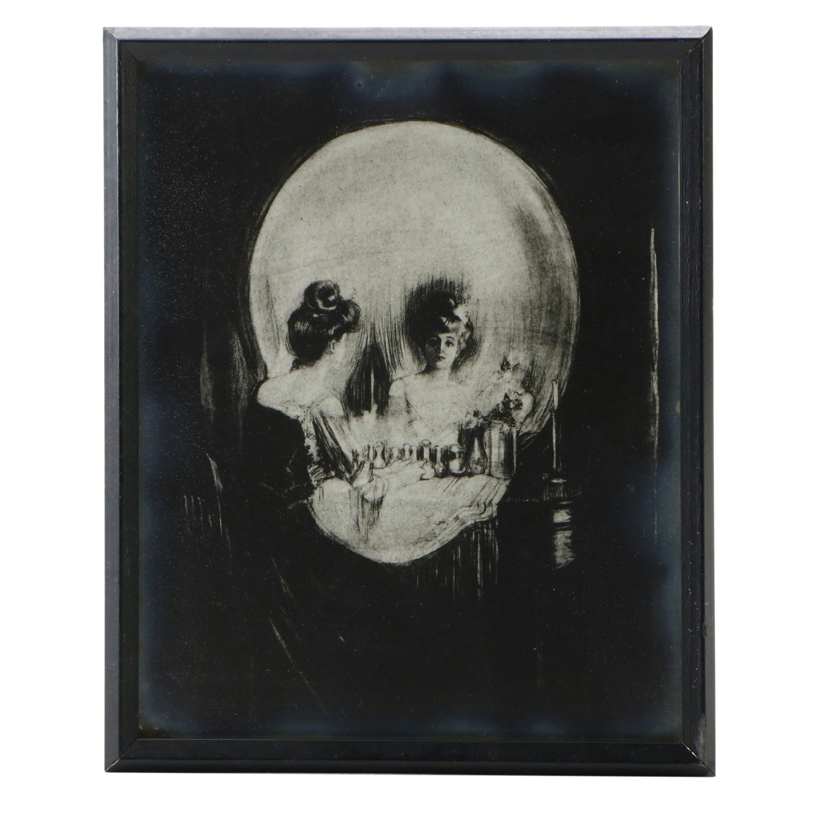 Reproduction Print "All is Vanity" After Charles Allan Gilbert