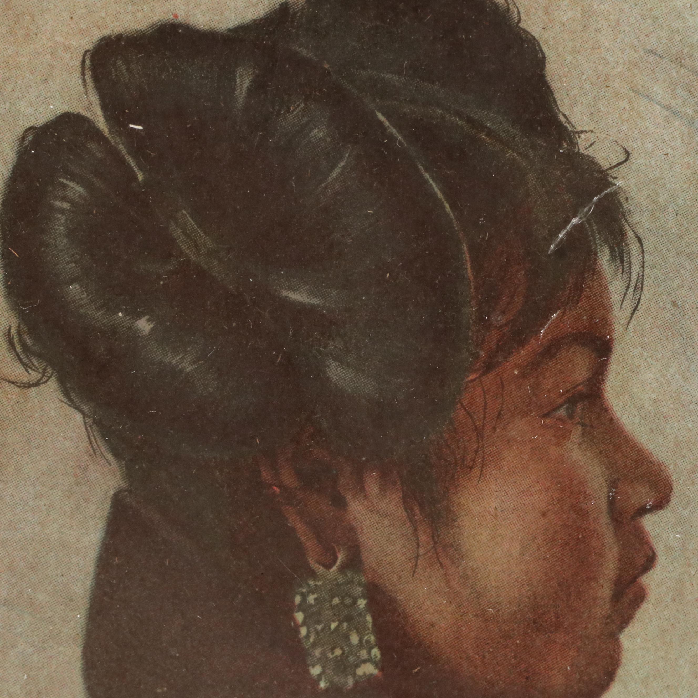 Offset Lithograph After Elbridge Ayer Burbank "Quang, Moqui"