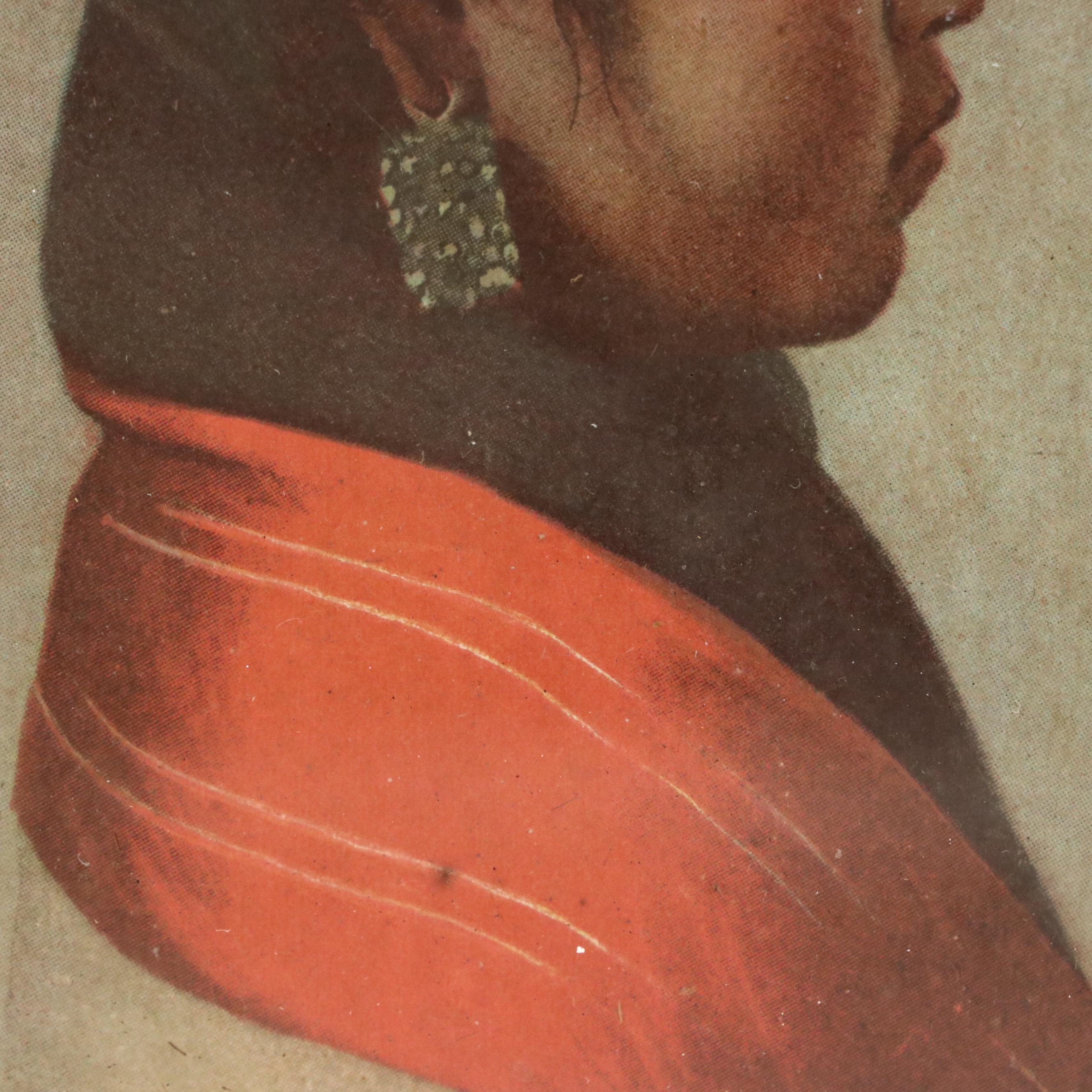 Offset Lithograph After Elbridge Ayer Burbank "Quang, Moqui"