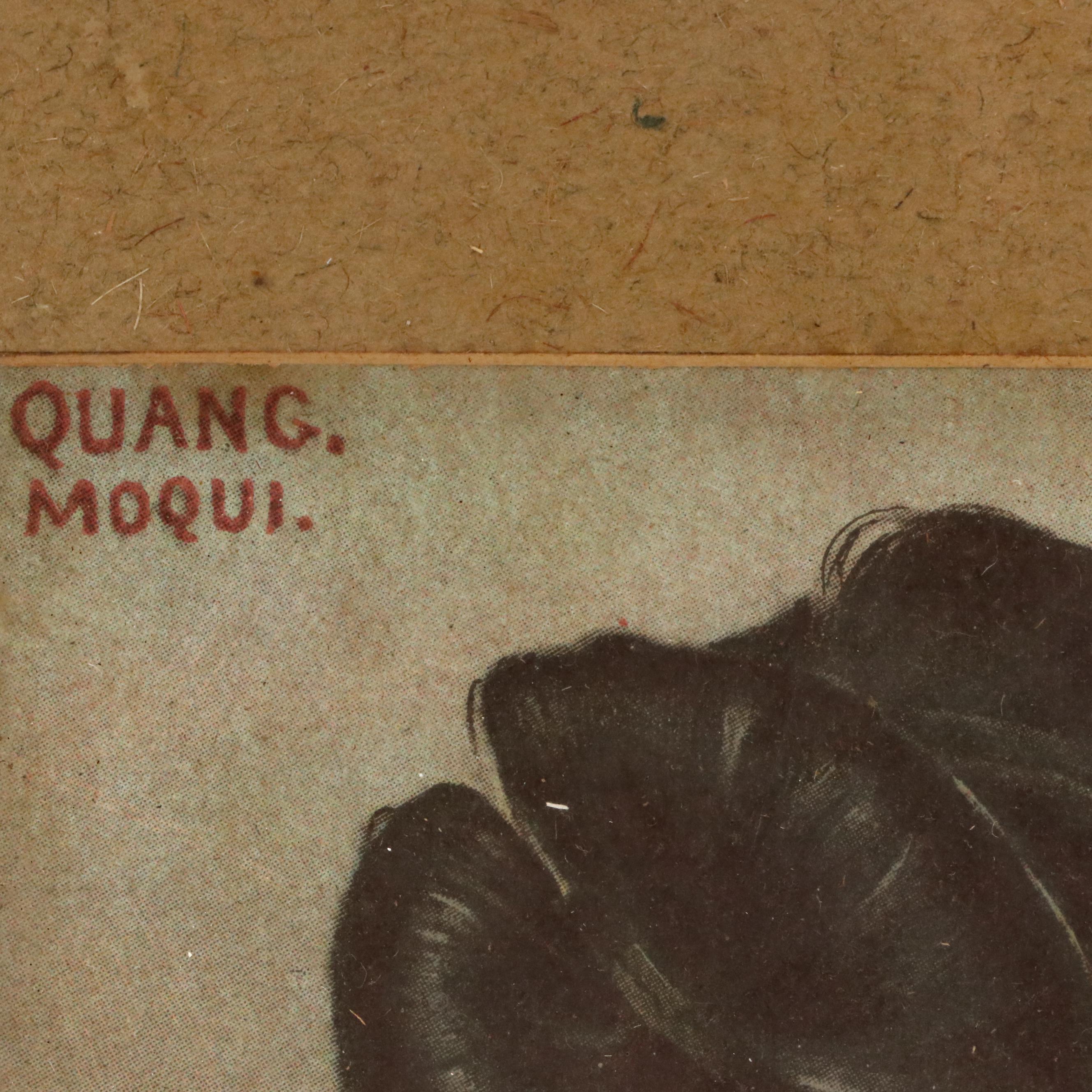 Offset Lithograph After Elbridge Ayer Burbank "Quang, Moqui"