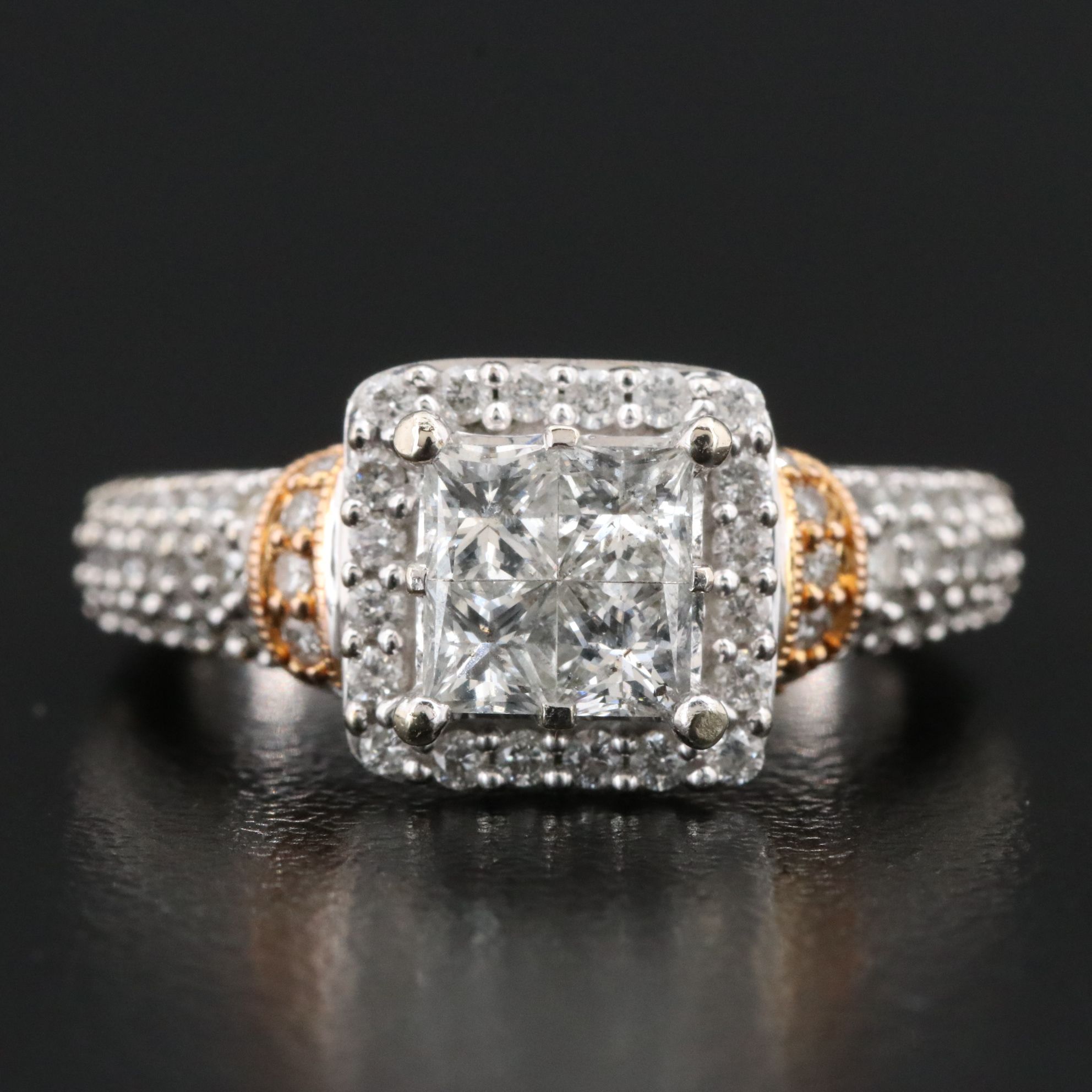 14K 1.38 CTW Diamond Ring