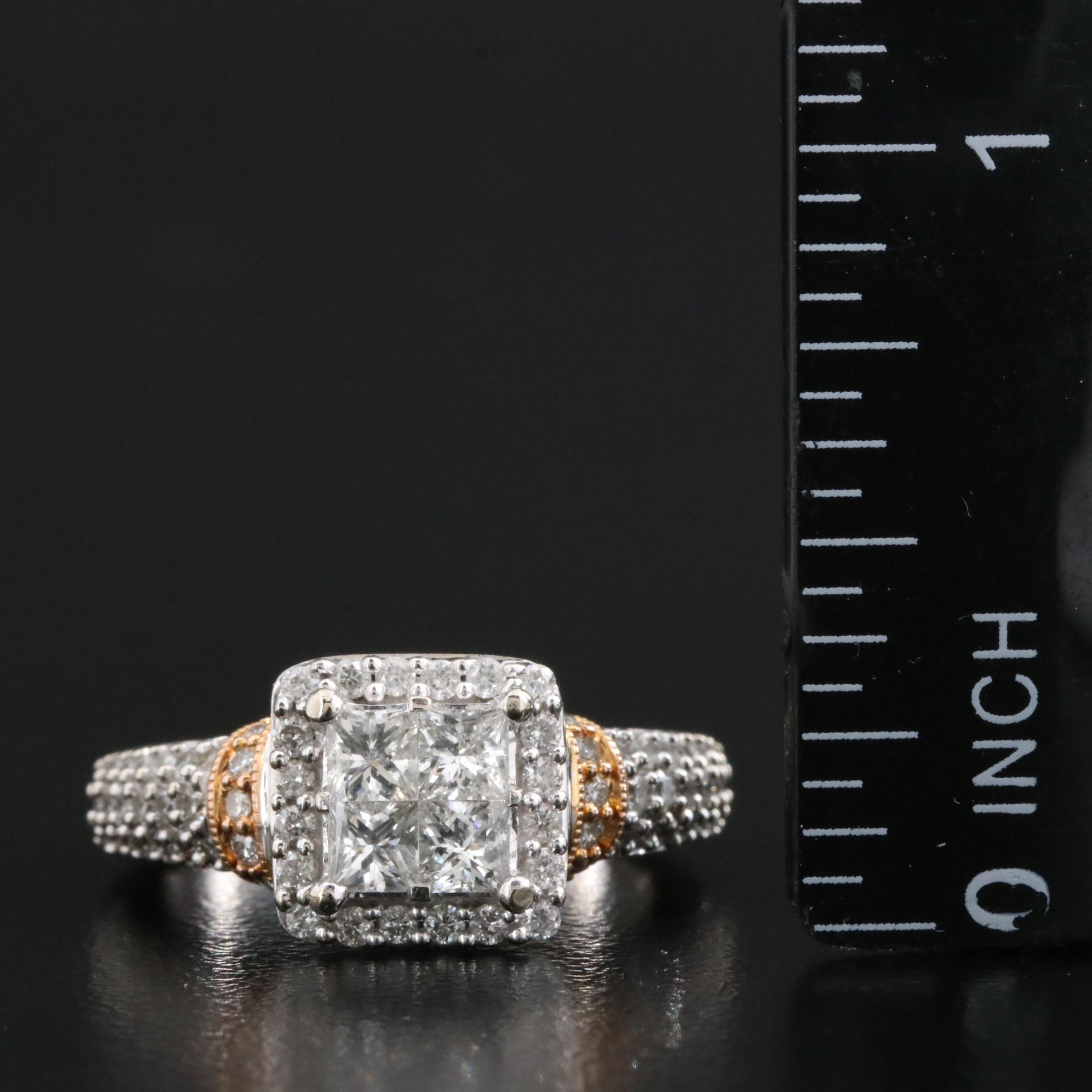 14K 1.38 CTW Diamond Ring