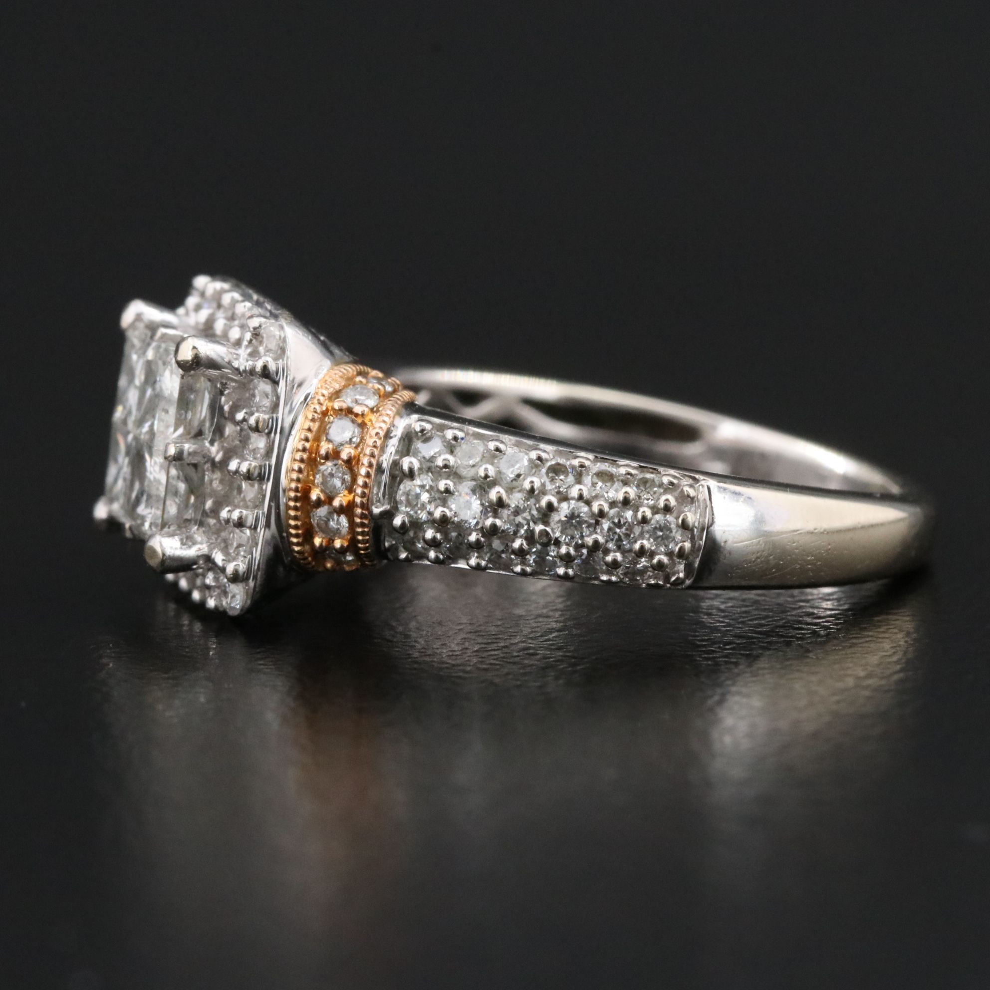 14K 1.38 CTW Diamond Ring