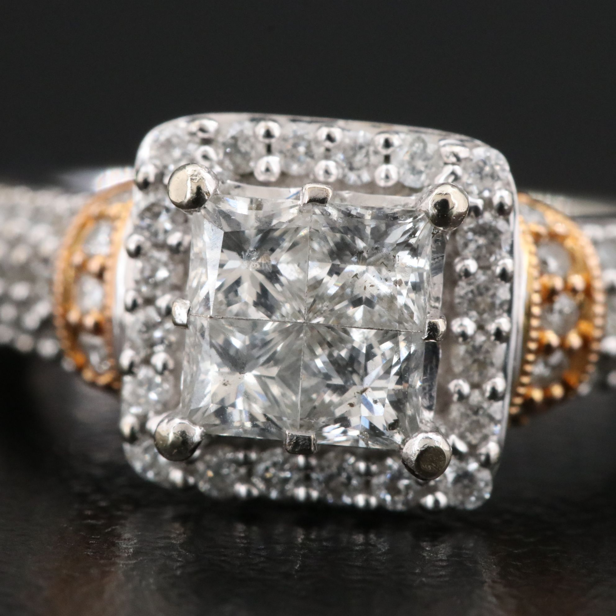 14K 1.38 CTW Diamond Ring