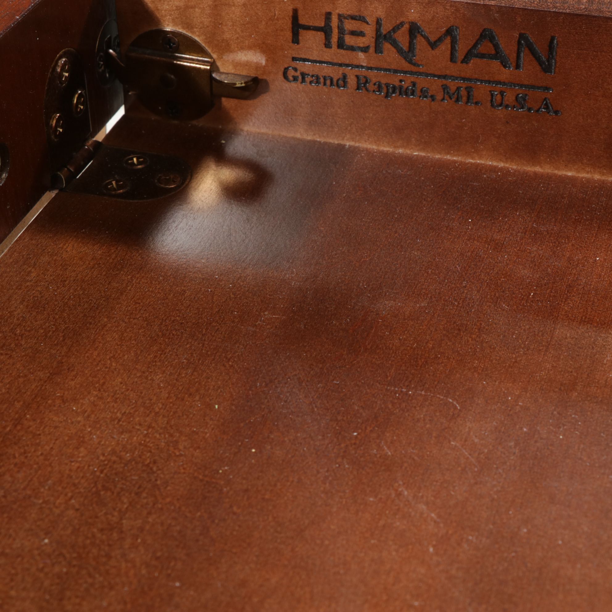 Hekman Chippendale Style Mahogany Desk and Chair