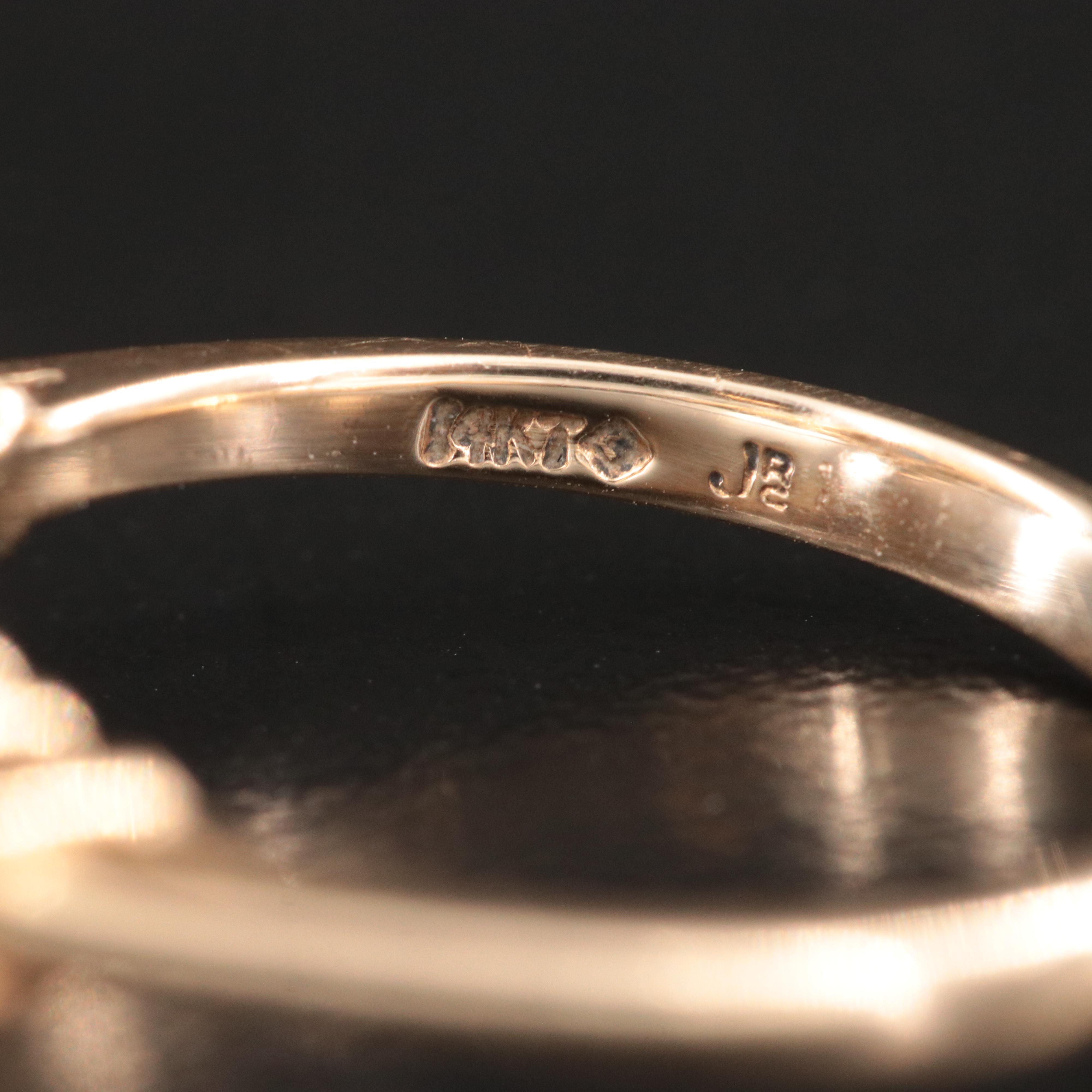 14K Sapphire and Diamond Ring