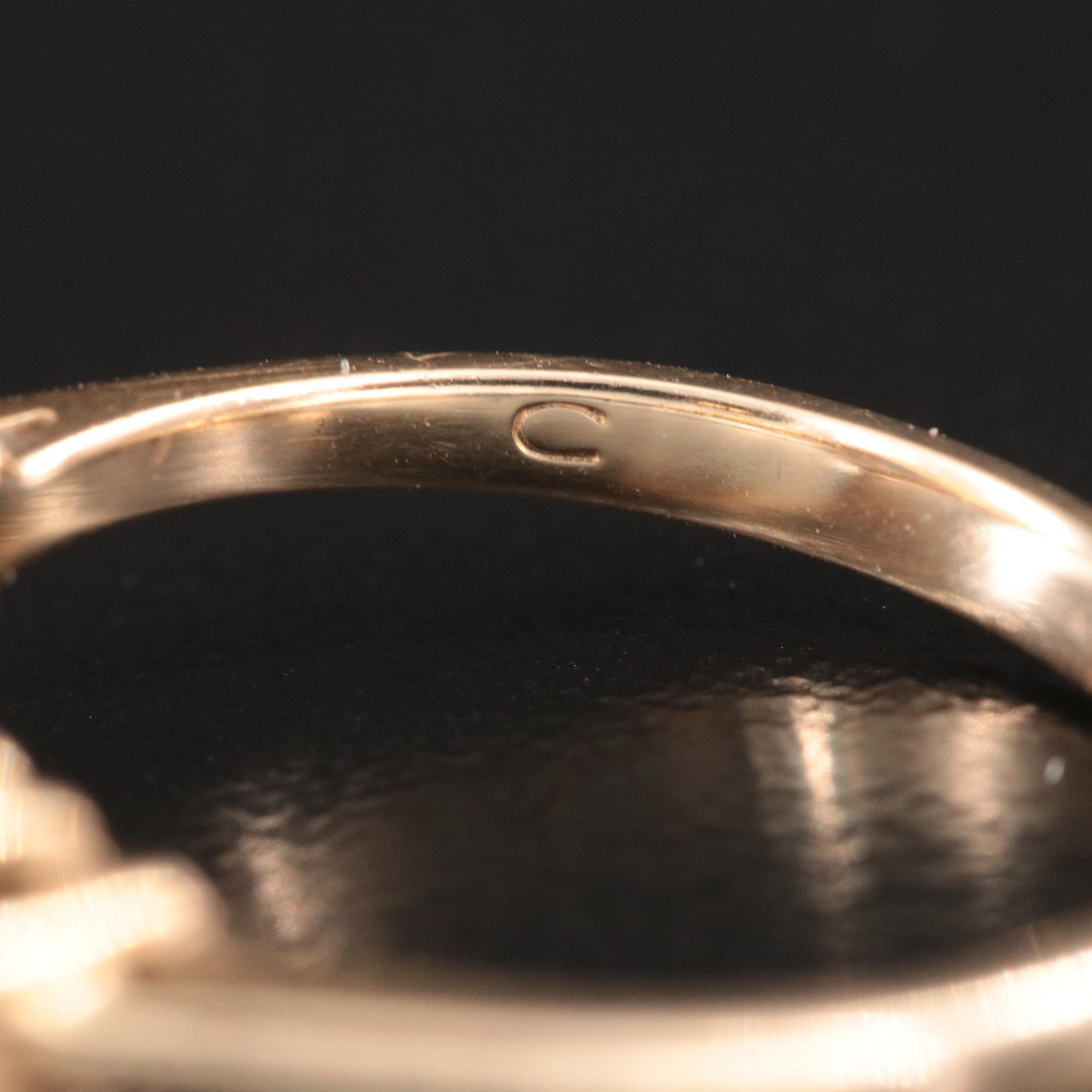 14K Sapphire and Diamond Ring