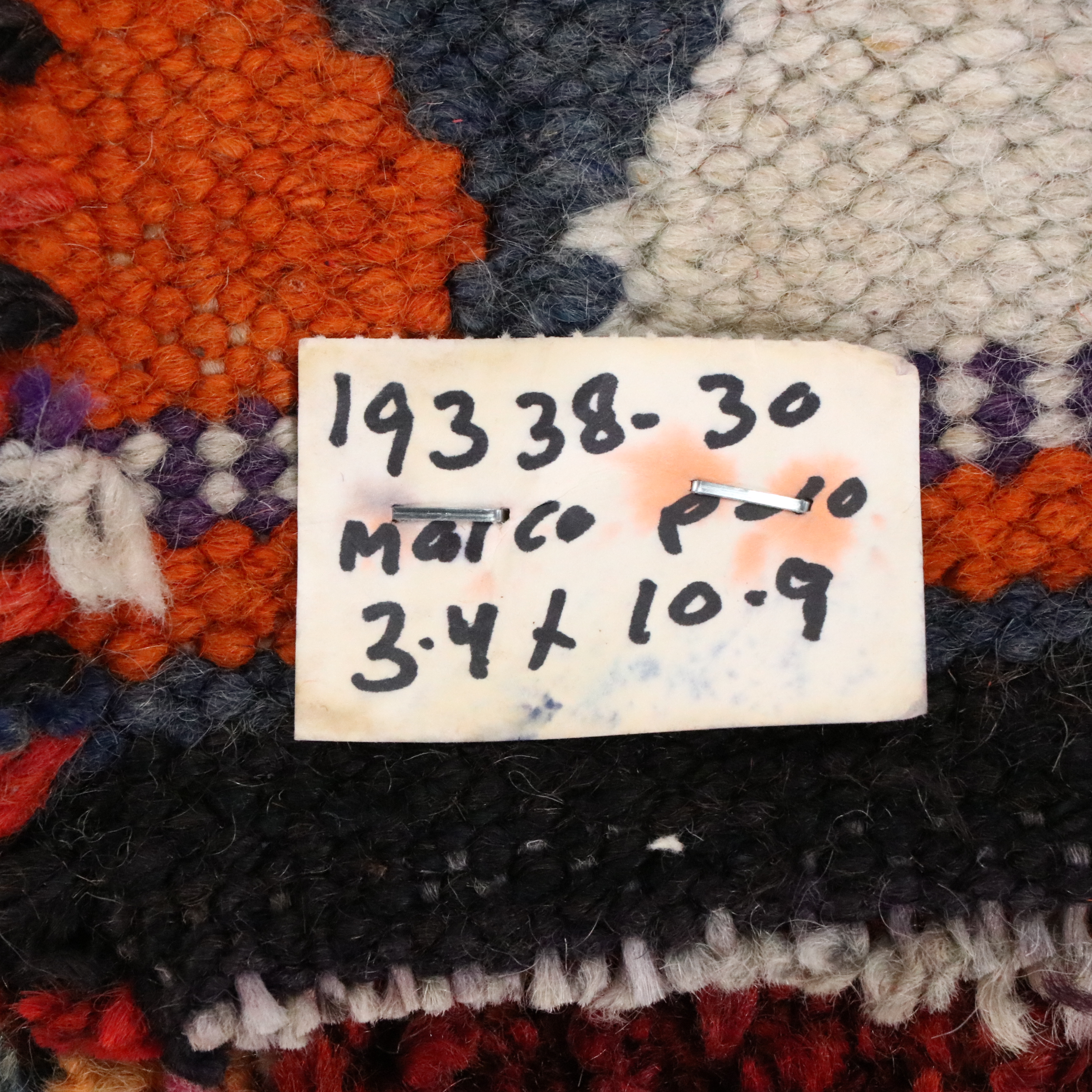 3'5 x 11'3 Hand-Knotted Turkish Village Long Rug