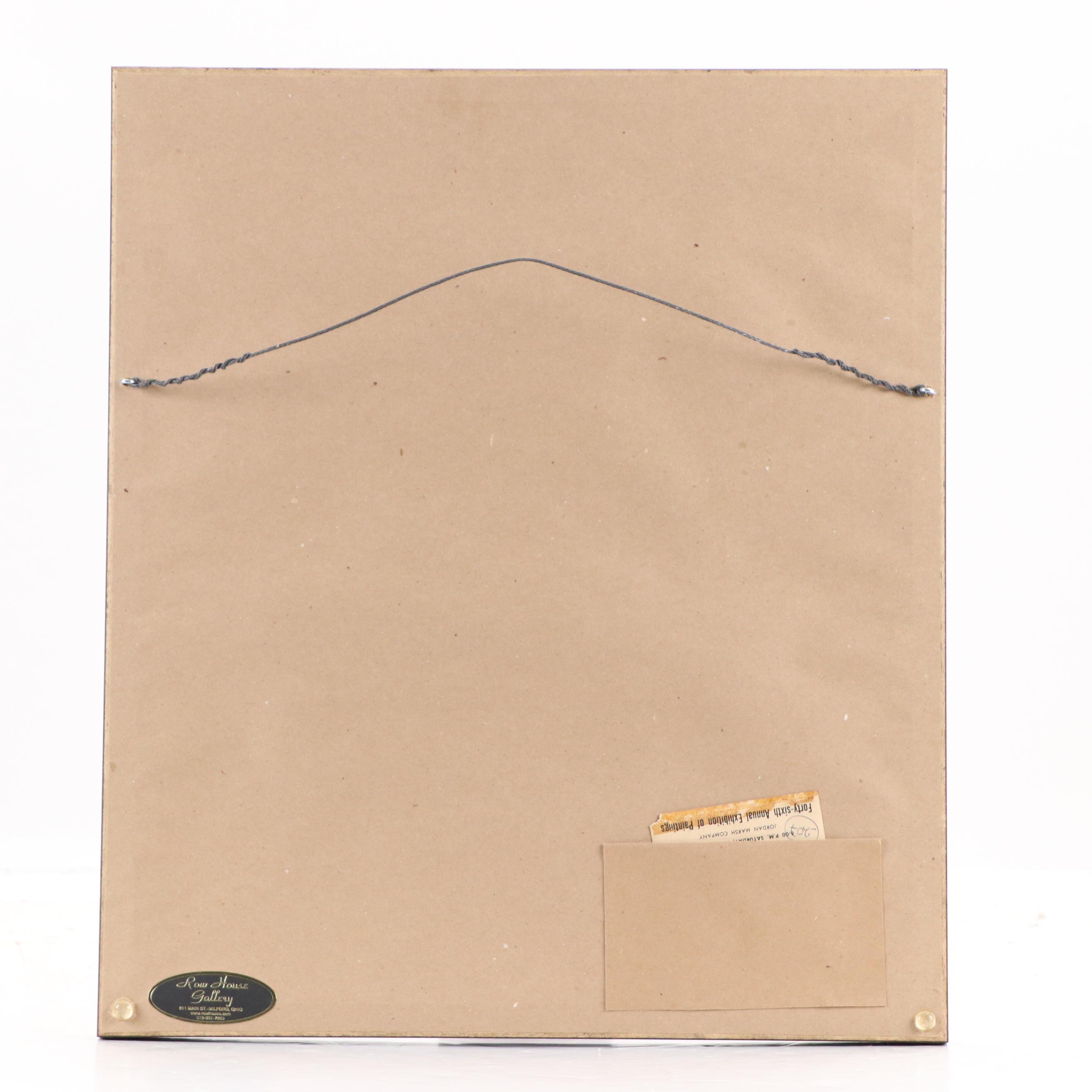 Shevaun Gouache Painting of Two Native American Children, 1944