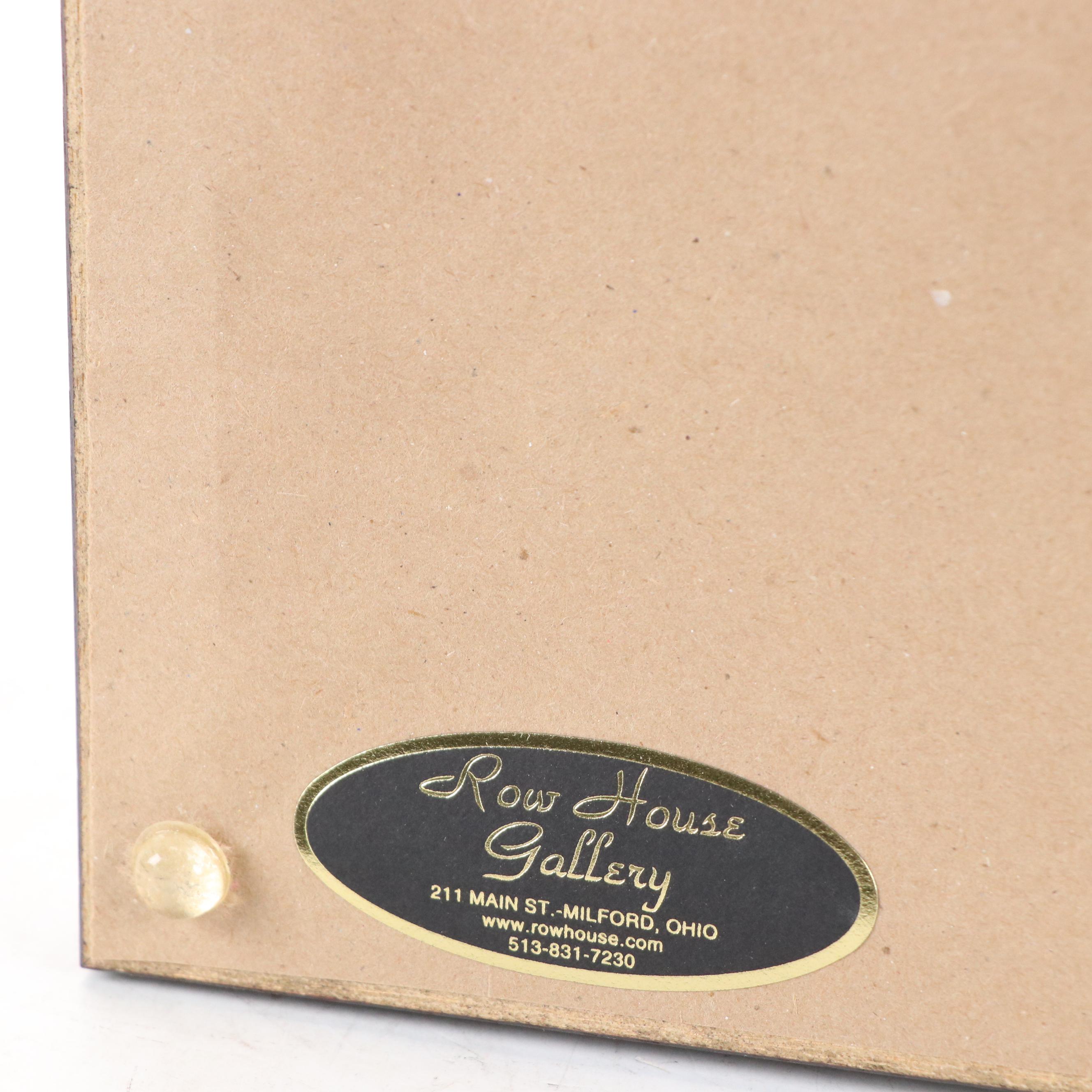 Shevaun Gouache Painting of Two Native American Children, 1944