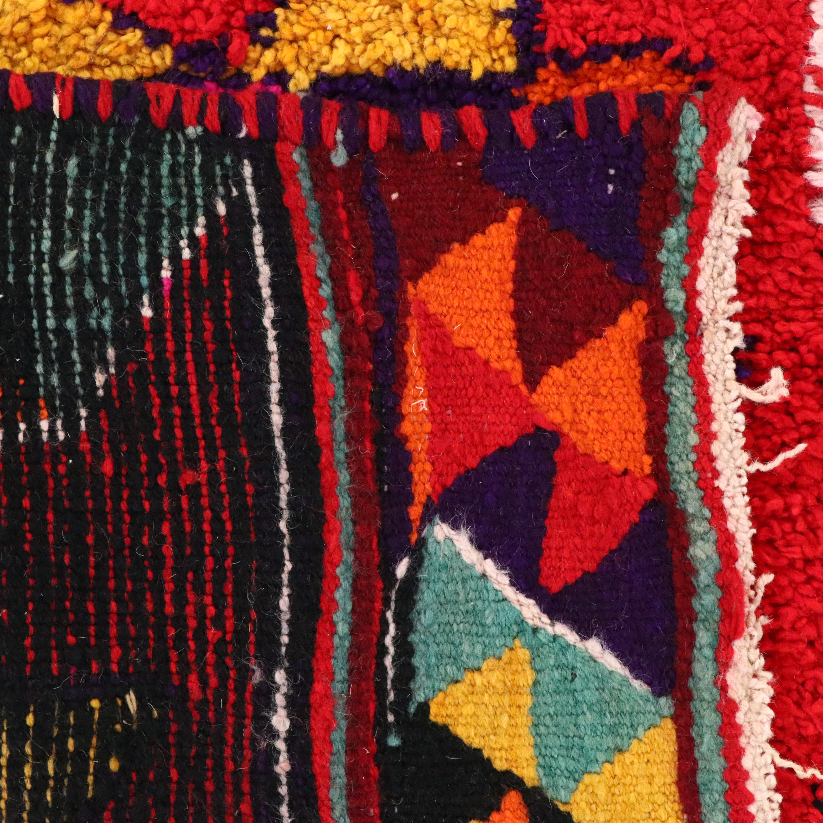 3'2 x 11'1 Hand-Knotted Turkish Village Long Rug