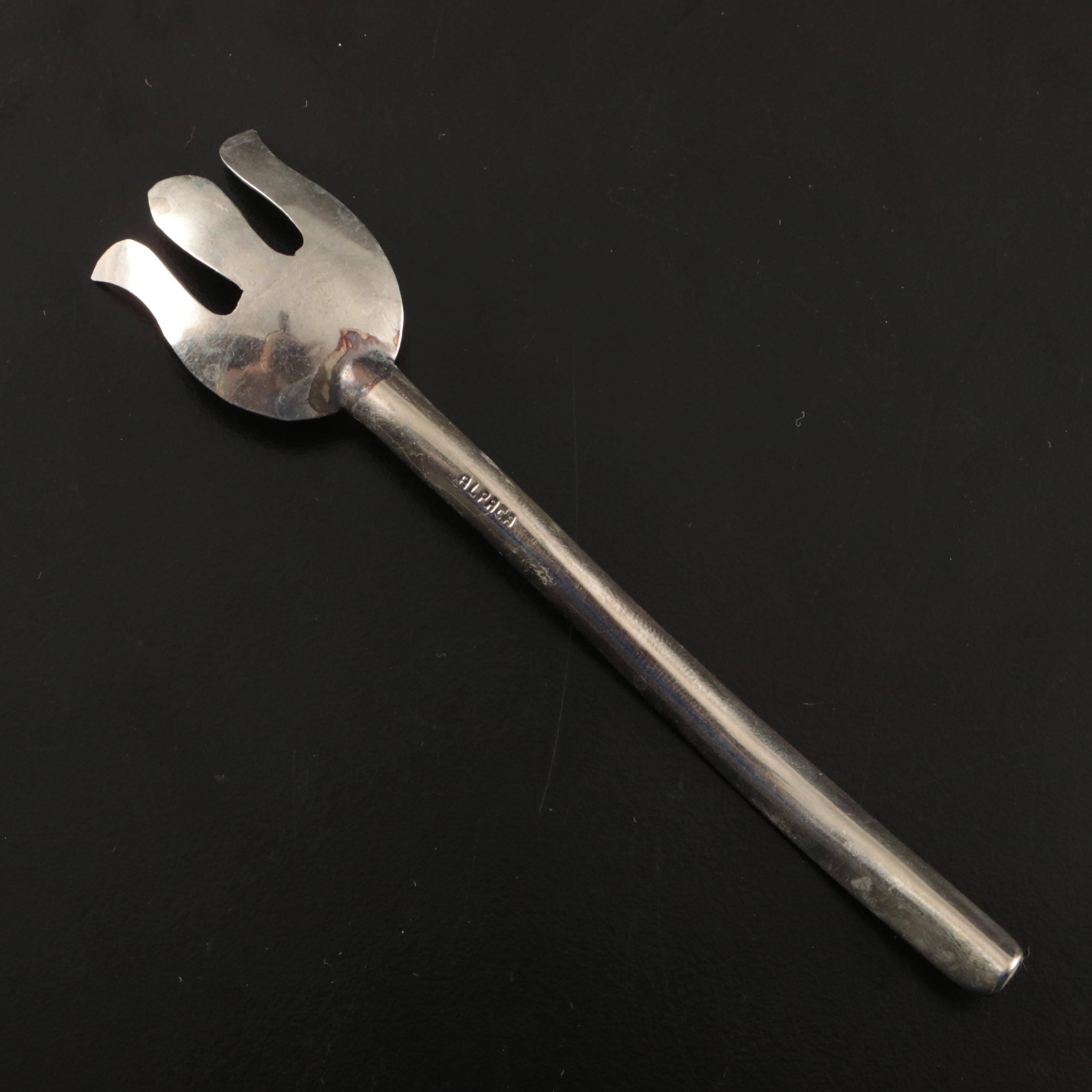 Inlaid Abalone Metal Spoons with Other MOP, Plastic, and Metal Flatware