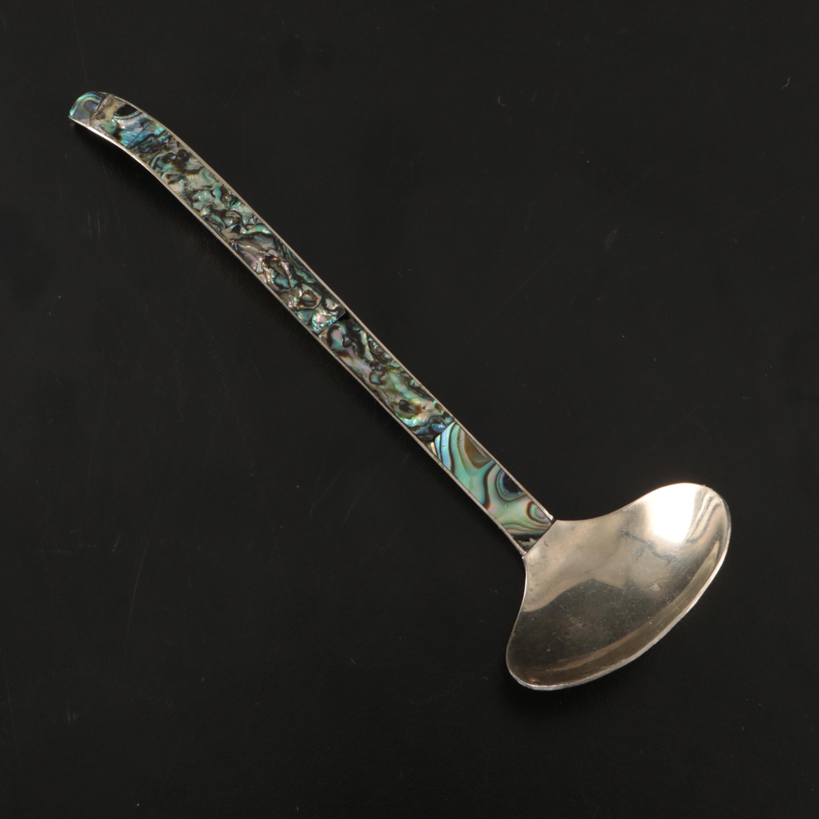 Inlaid Abalone Metal Spoons with Other MOP, Plastic, and Metal Flatware