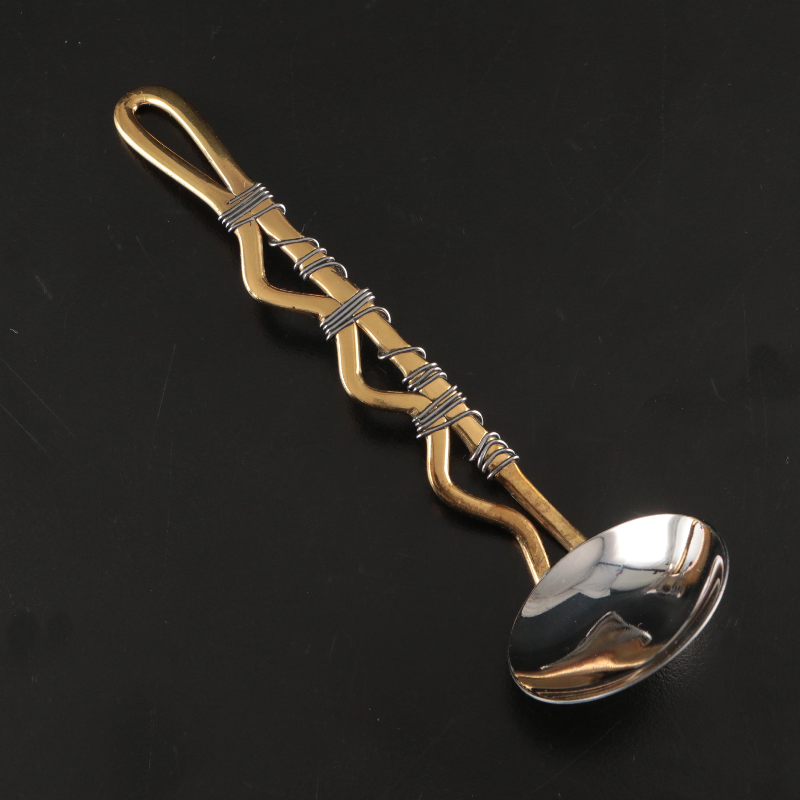 Inlaid Abalone Metal Spoons with Other MOP, Plastic, and Metal Flatware