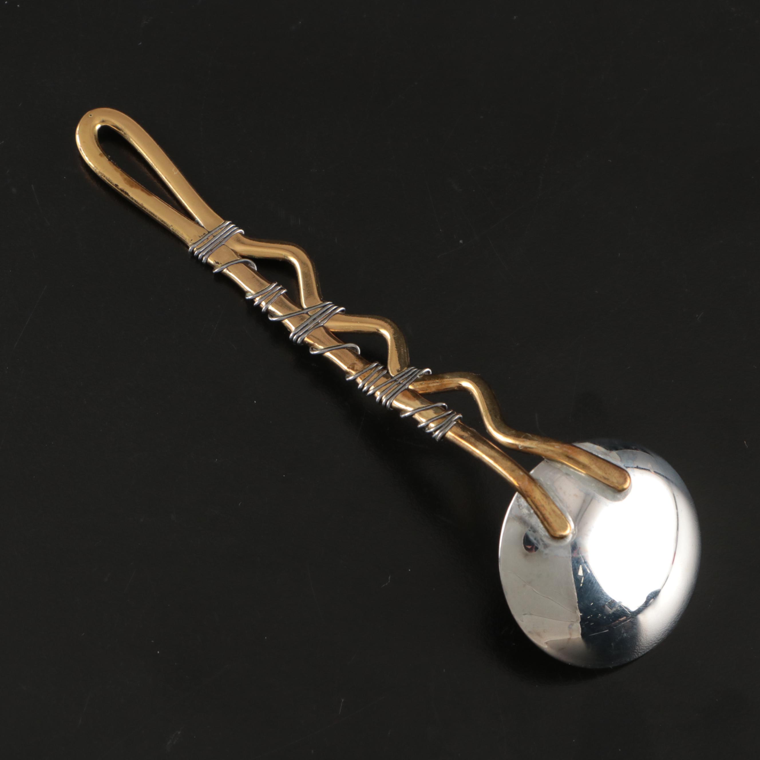 Inlaid Abalone Metal Spoons with Other MOP, Plastic, and Metal Flatware