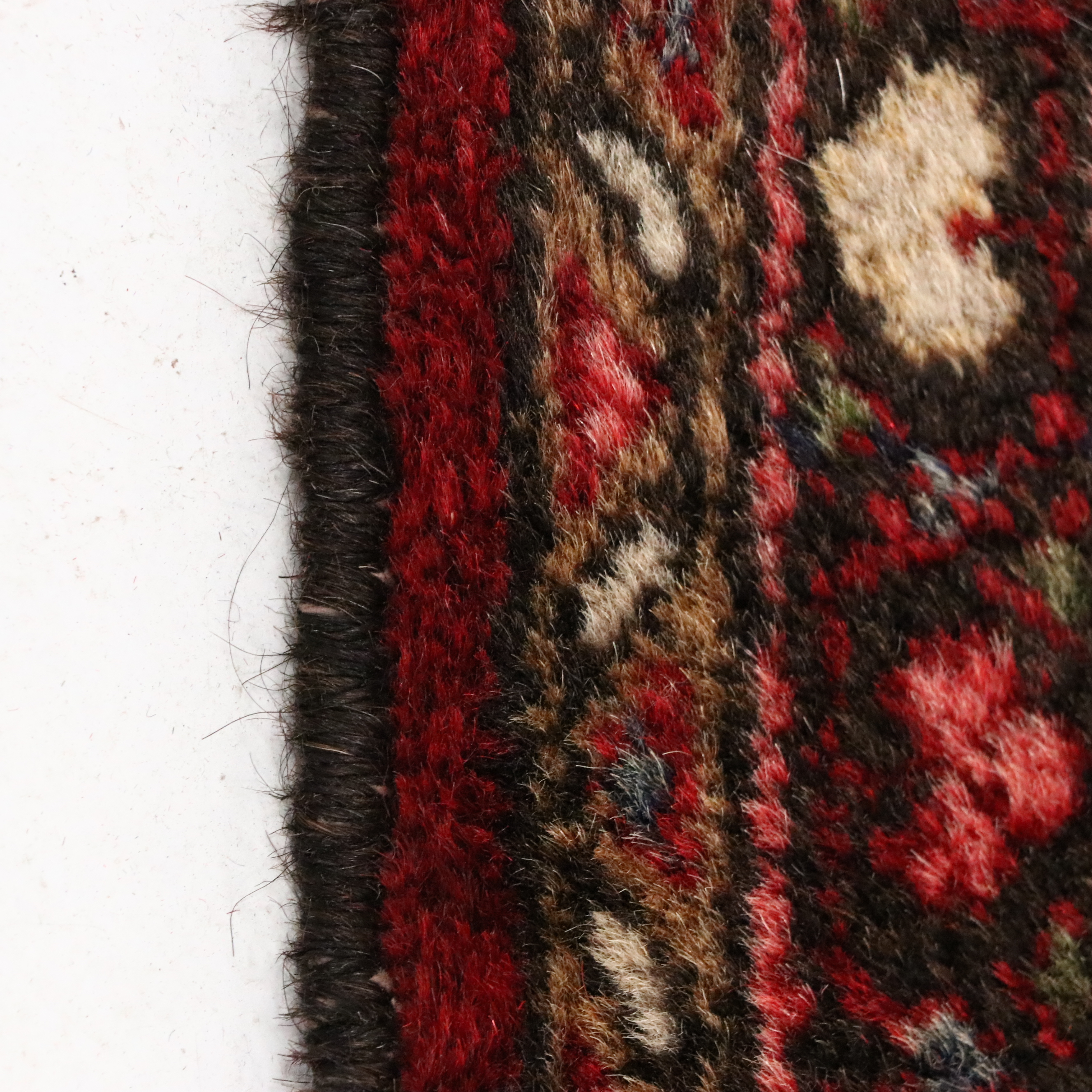 2'9 x 6'8 Hand-Knotted Persian Veramin Style Hamadan Accent Rug