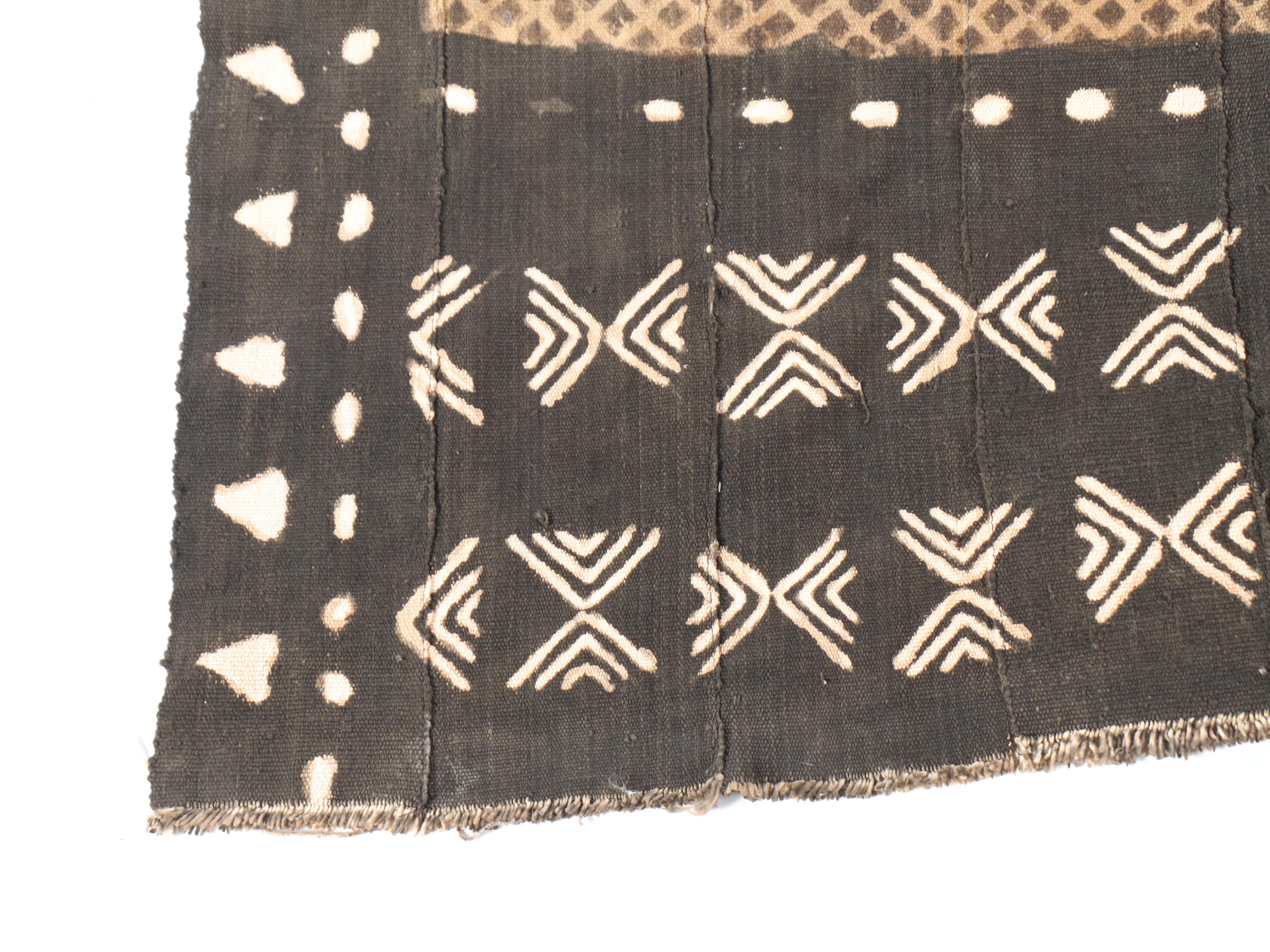 Malian "Bògòlanfini" Mud Cloth Handwoven Textile