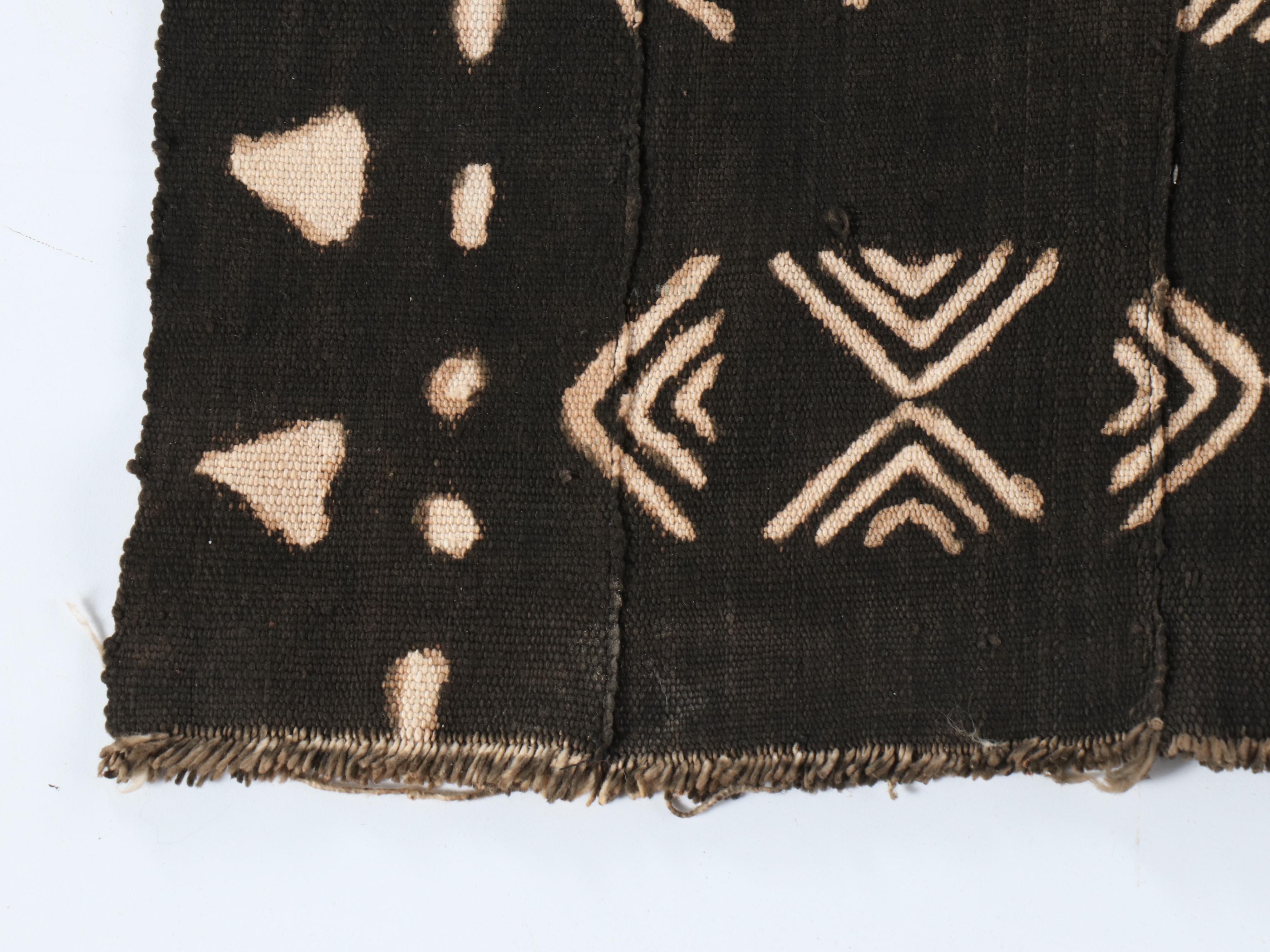Malian "Bògòlanfini" Mud Cloth Handwoven Textile